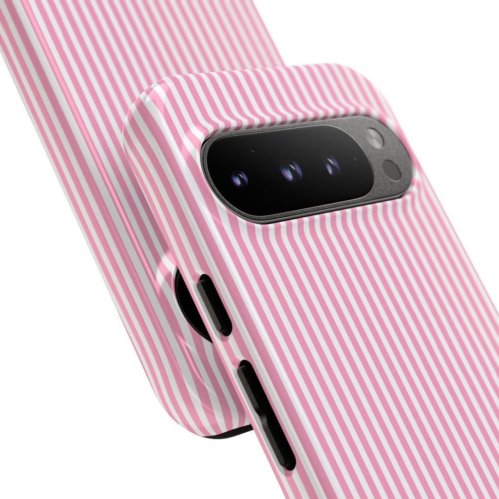 Galentines Day Pink Striped Lines phone case, Pink Stripe Iphone case | Tough Cases - Iphone, Samsung and Pixel Mobile cases