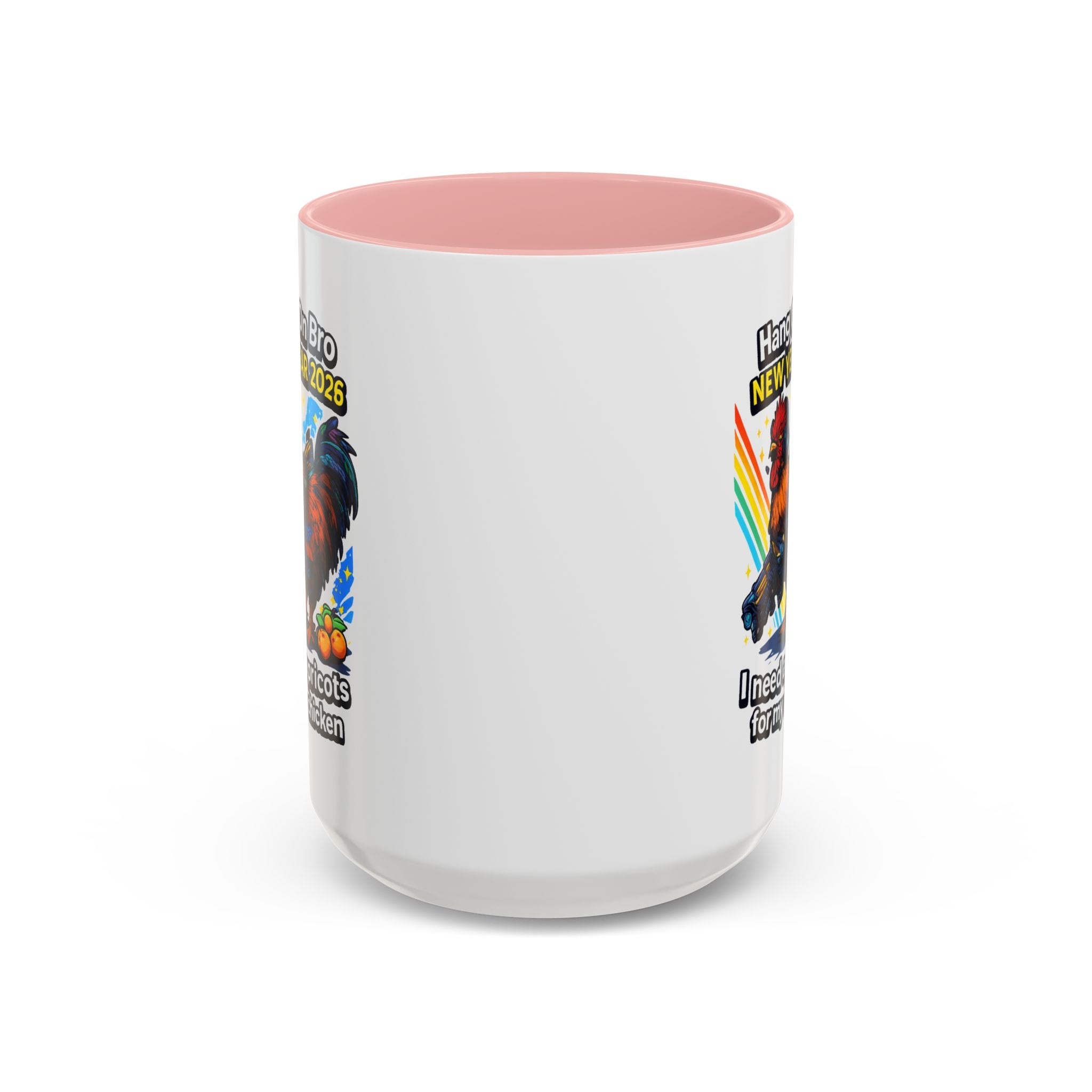 Hang On Bro 2026 Apricots Mug, Funny Rooster Gamer Coffee Mug 15oz Accent Cup, Arc Raiders Inspired Gift for Brother