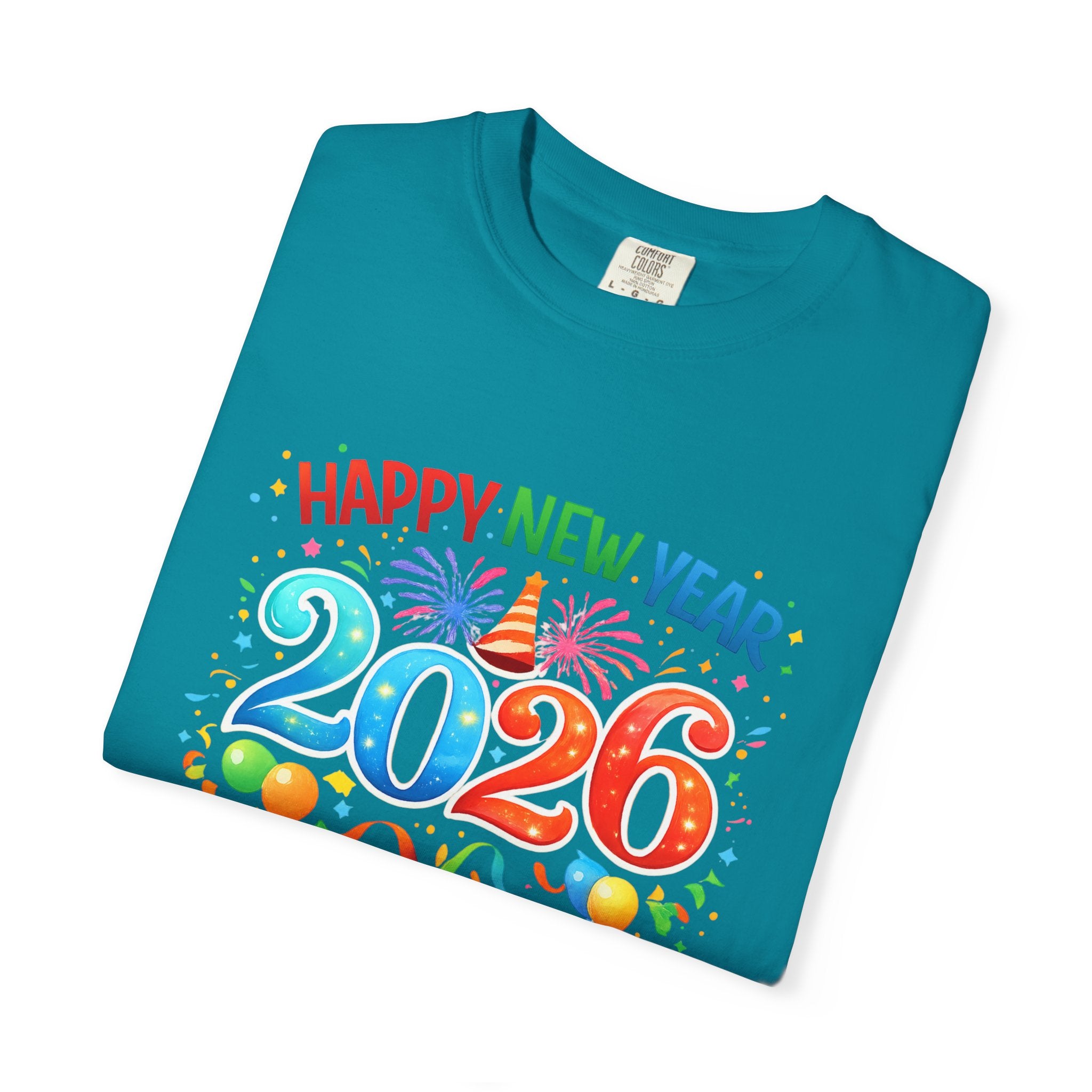 Happy New Year 2026 Family Shirts, Matching New Year Crew Tees, Mom Dad Kids Toddler Baby, NYE Party Outfit, Unisex