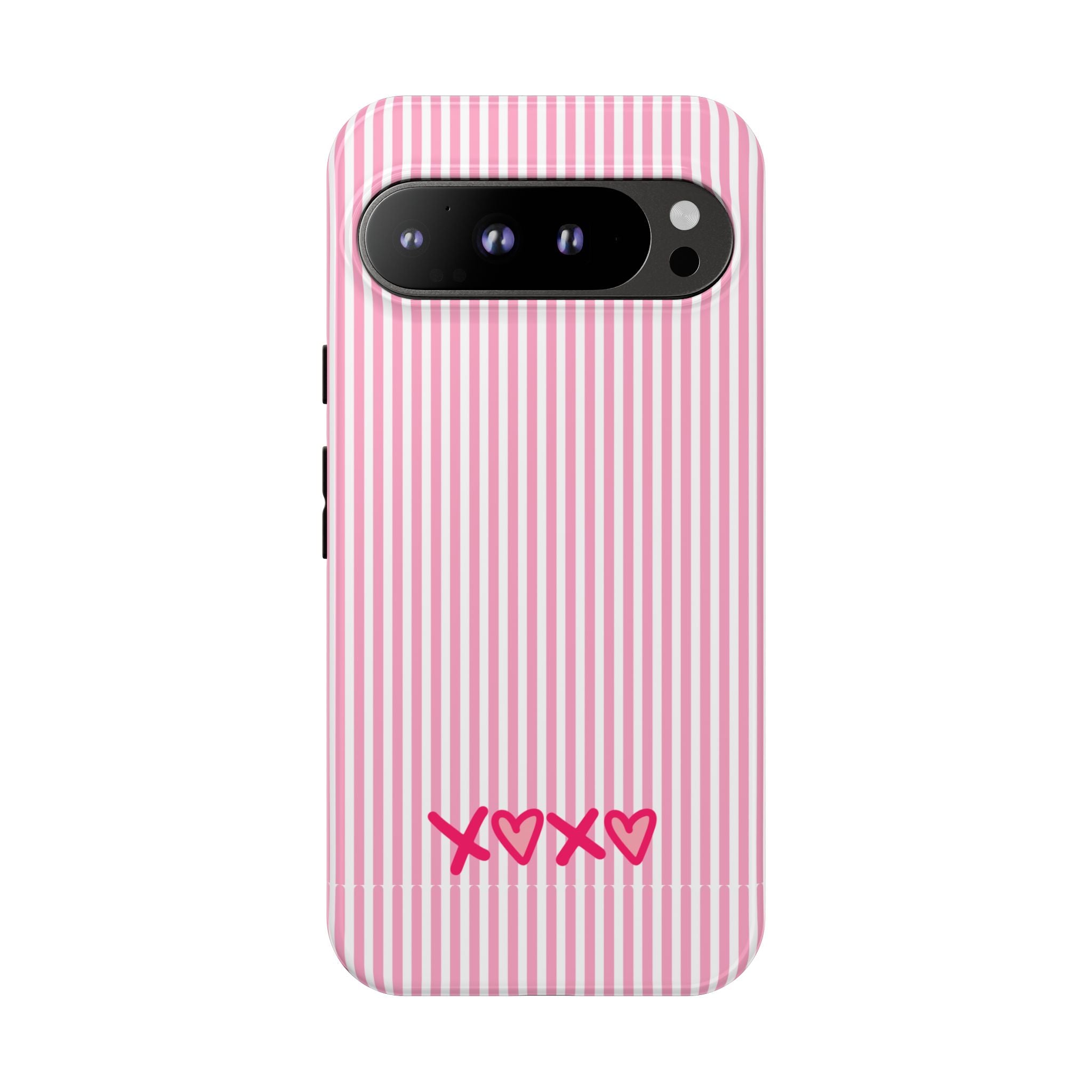 Galentines Day Pink Striped Lines phone case, Pink Stripe Iphone case | Tough Cases - Iphone, Samsung and Pixel Mobile cases