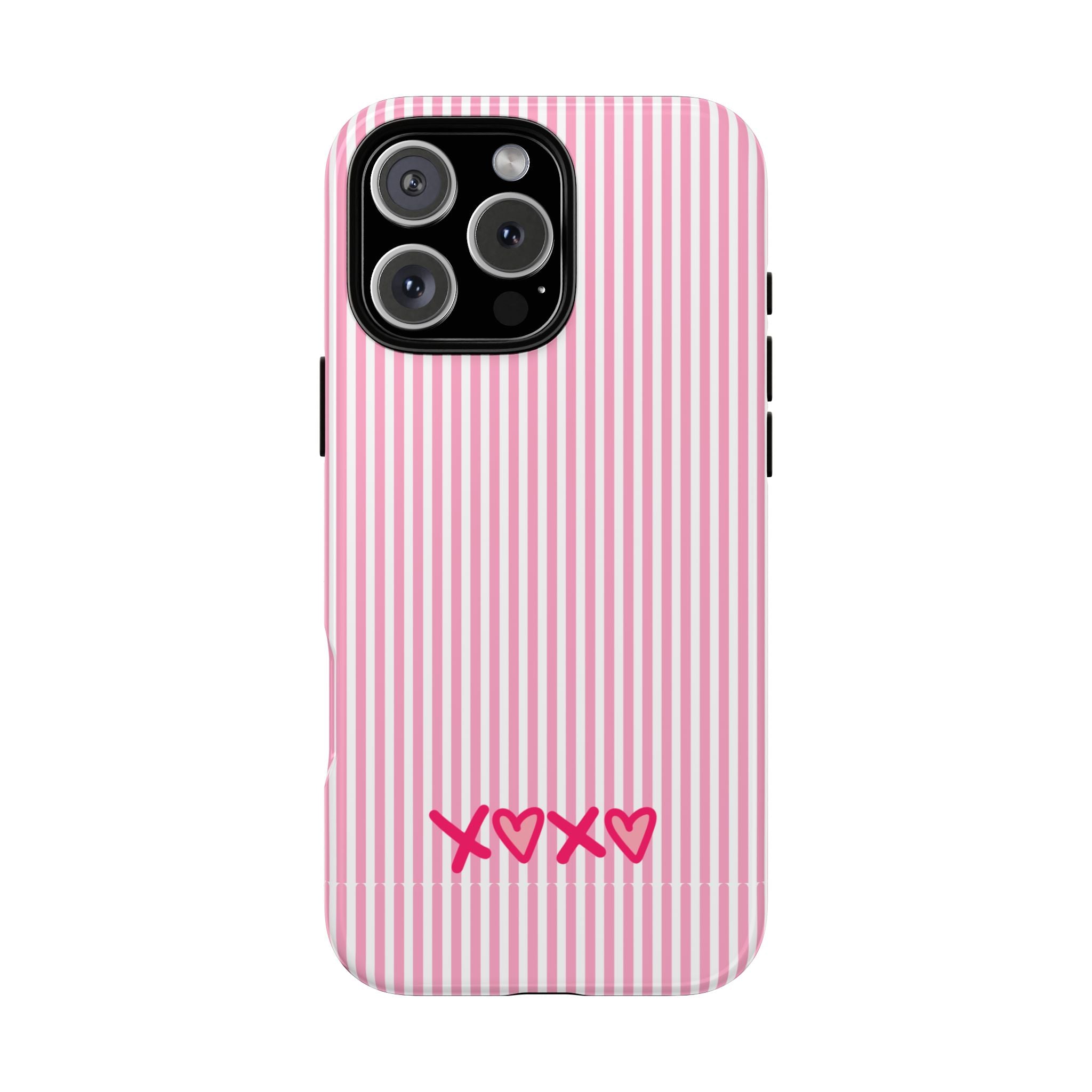 Galentines Day Pink Striped Lines phone case, Pink Stripe Iphone case | Tough Cases - Iphone, Samsung and Pixel Mobile cases