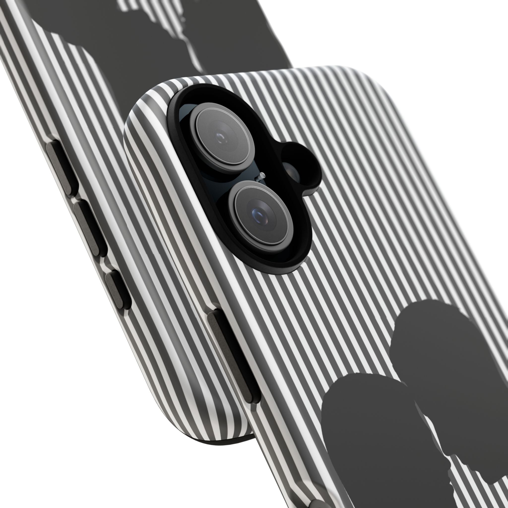 Silhouette Couple Phone Case | Galentines Day Striped Black and white phone case, Stripe Iphone case - Iphone, Samsung and Pixel Mobile case