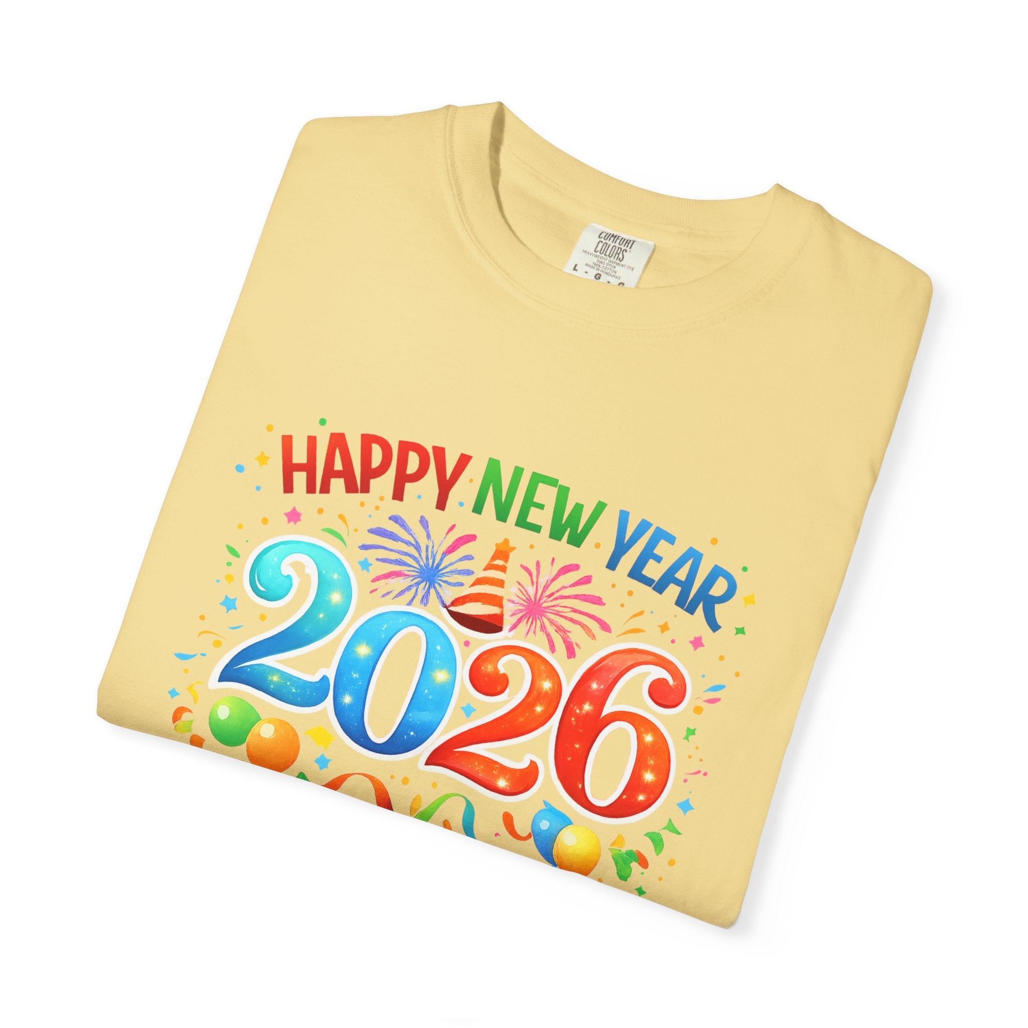 Happy New Year 2026 Family Shirts, Matching New Year Crew Tees, Mom Dad Kids Toddler Baby, NYE Party Outfit, Unisex