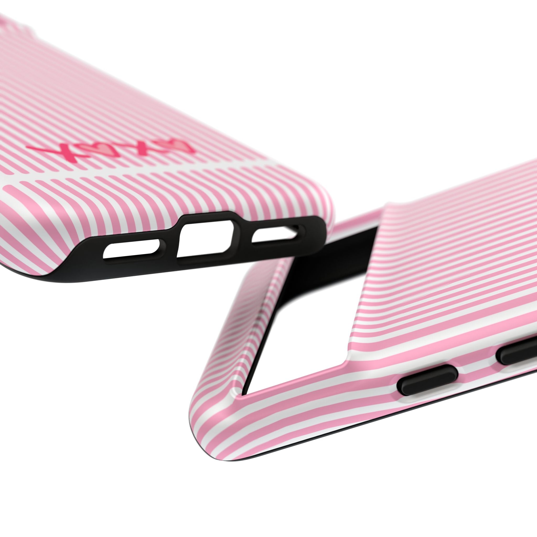 Galentines Day Pink Striped Lines phone case, Pink Stripe Iphone case | Tough Cases - Iphone, Samsung and Pixel Mobile cases