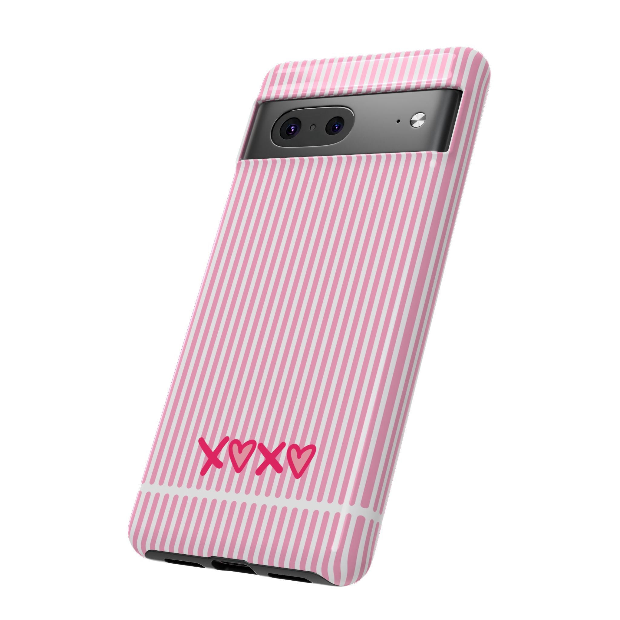 Galentines Day Pink Striped Lines phone case, Pink Stripe Iphone case | Tough Cases - Iphone, Samsung and Pixel Mobile cases