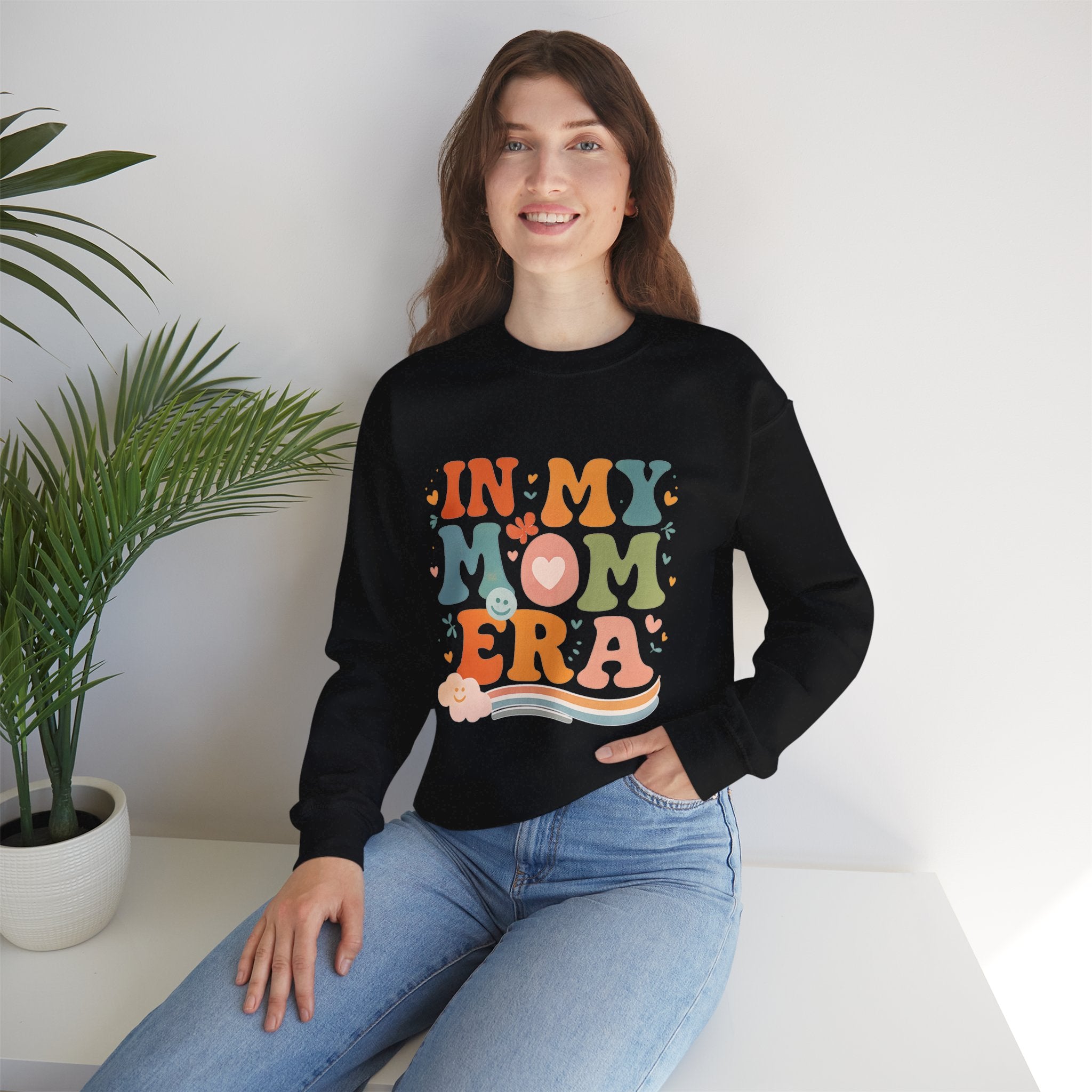 In My Mom Era Sweatshirt, Mama Era Crewneck, Colorful Retro Mom Sweater, New Mom Gift, Mothers Day, Mom Birthday