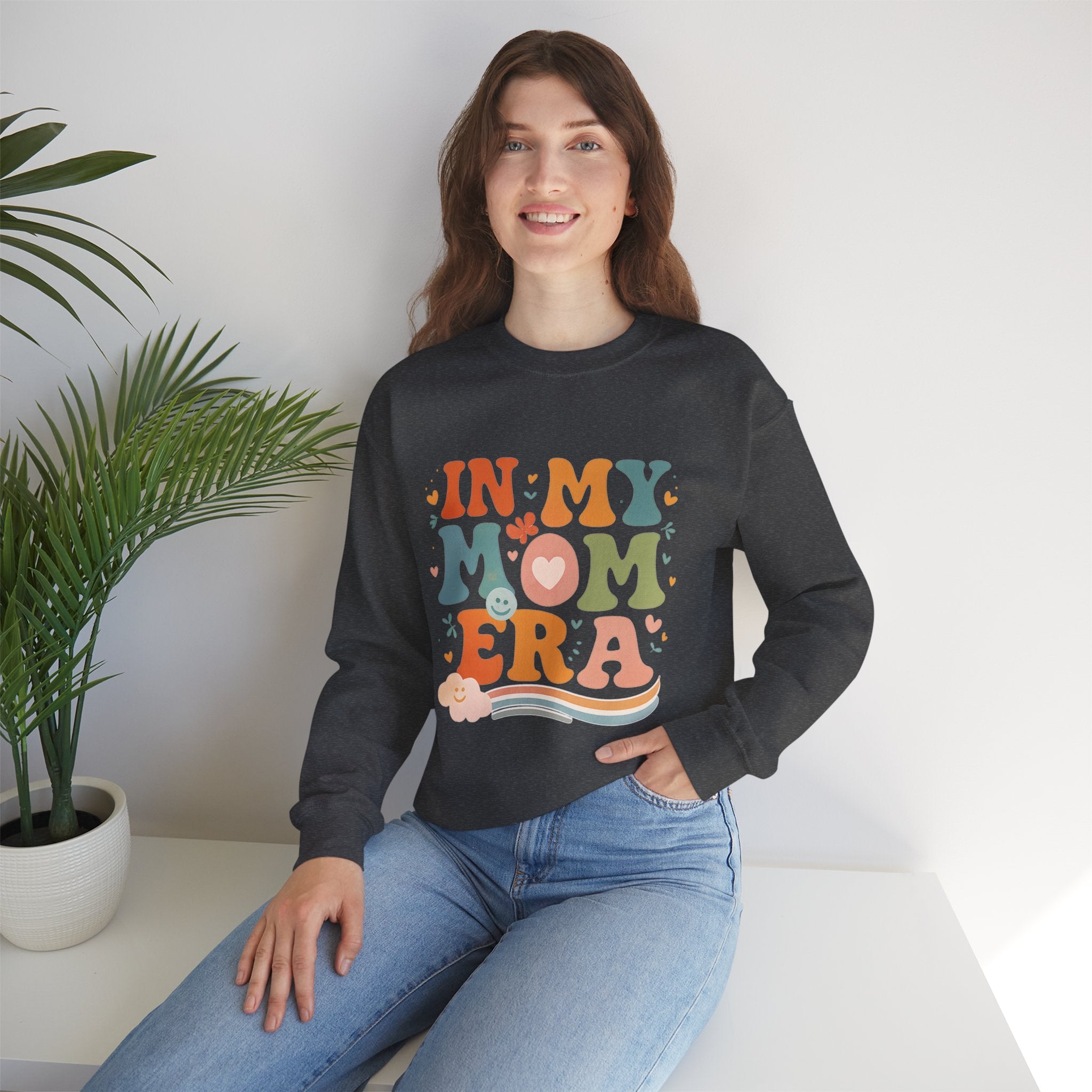 In My Mom Era Sweatshirt, Mama Era Crewneck, Colorful Retro Mom Sweater, New Mom Gift, Mothers Day, Mom Birthday