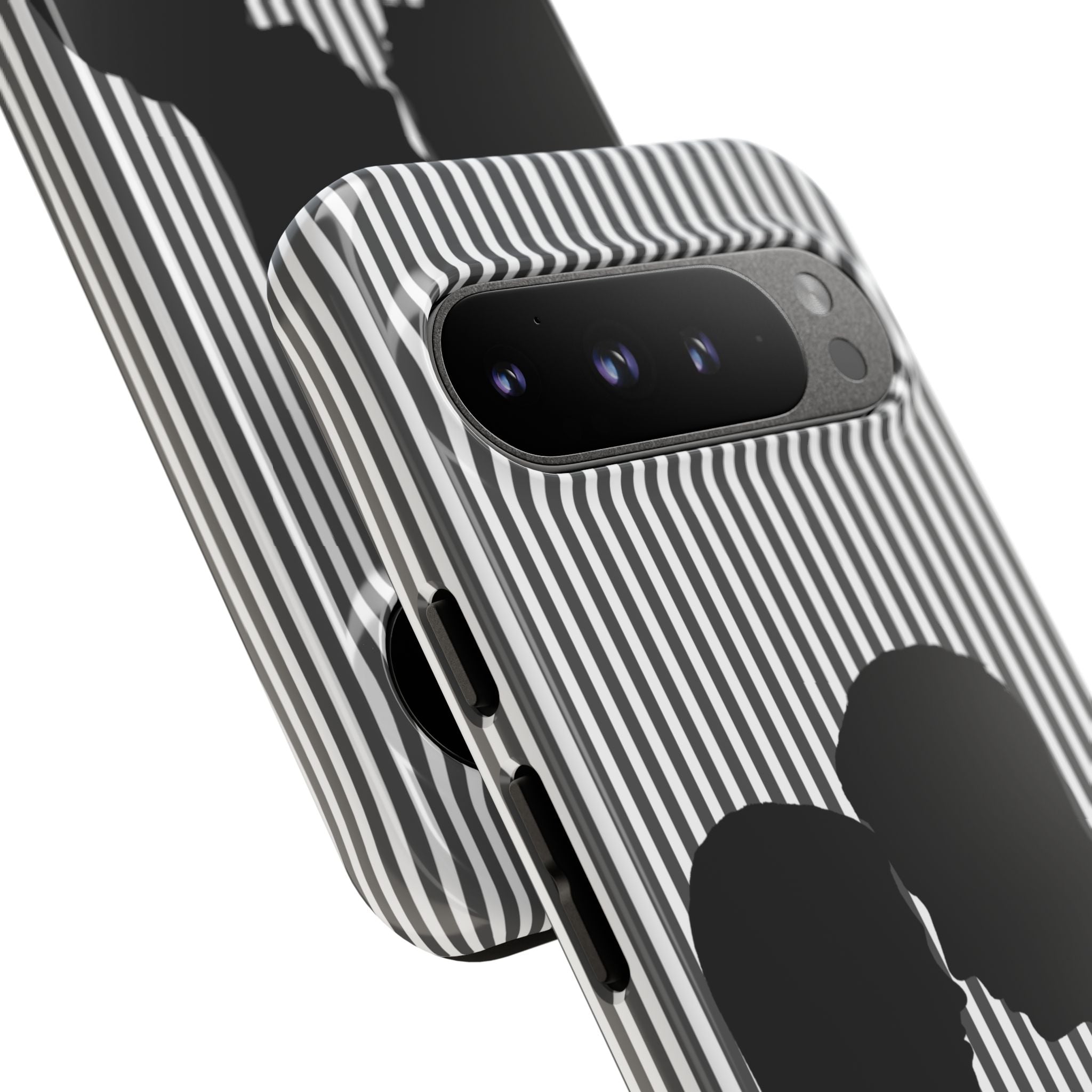 Silhouette Couple Phone Case | Galentines Day Striped Black and white phone case, Stripe Iphone case - Iphone, Samsung and Pixel Mobile case