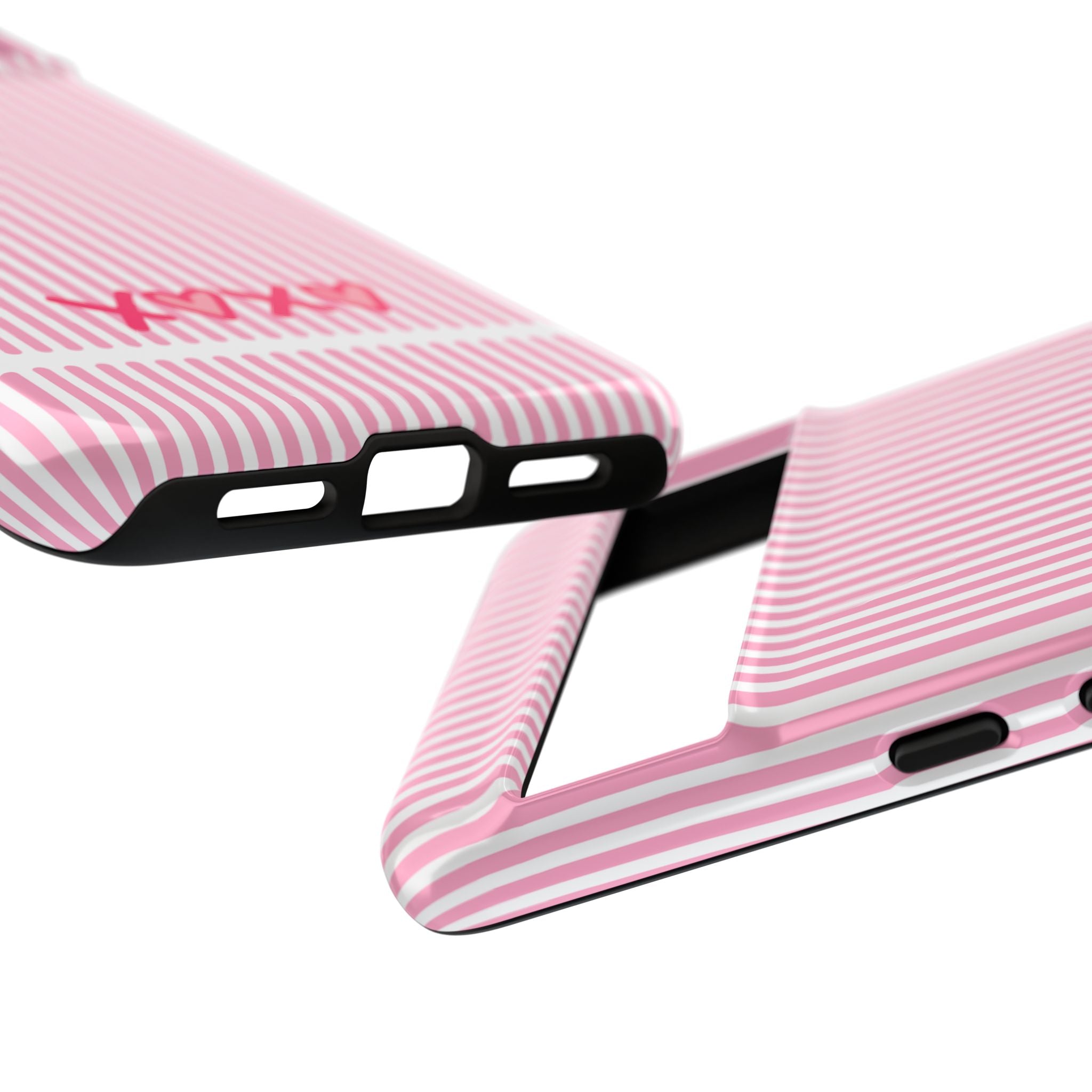 Galentines Day Pink Striped Lines phone case, Pink Stripe Iphone case | Tough Cases - Iphone, Samsung and Pixel Mobile cases