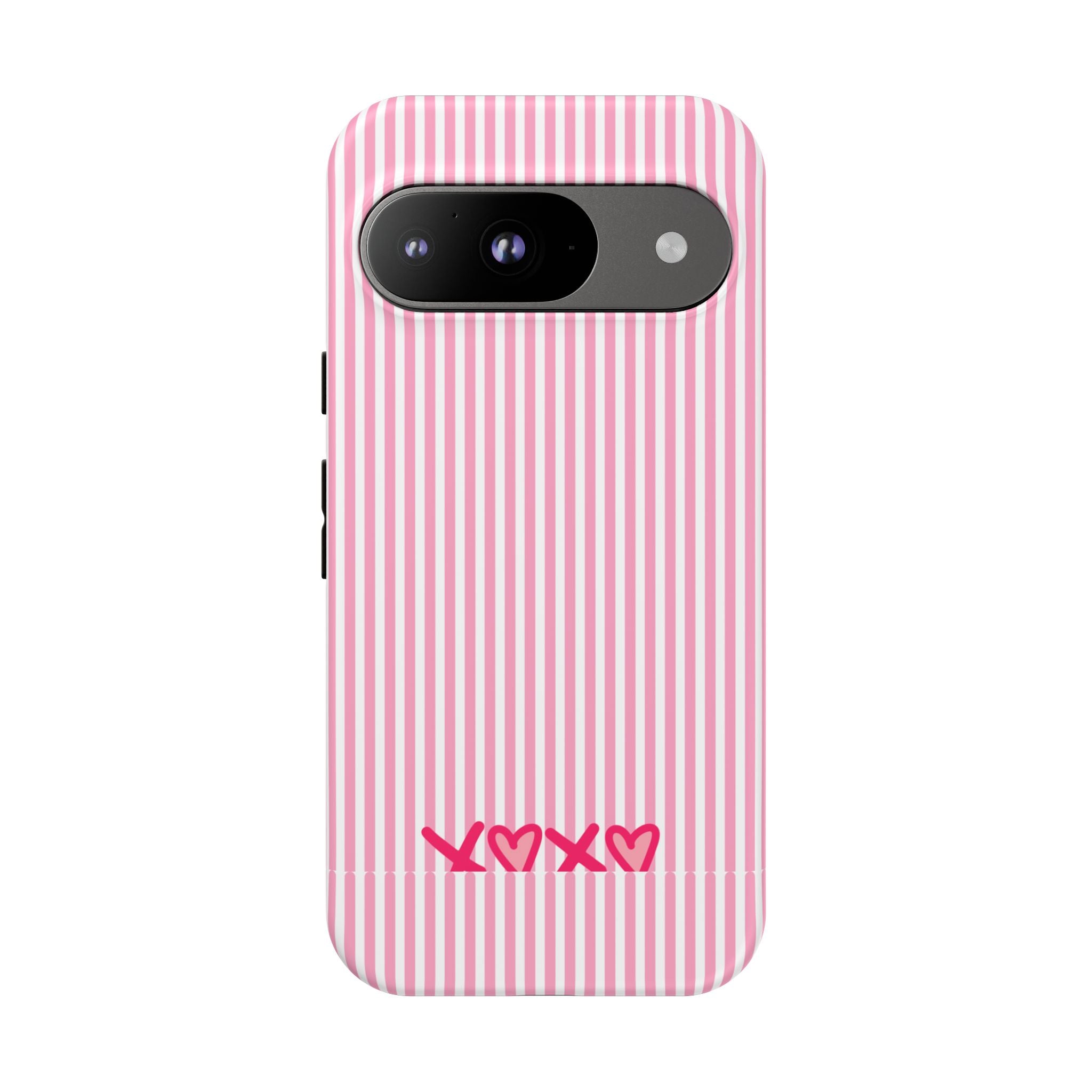 Galentines Day Pink Striped Lines phone case, Pink Stripe Iphone case | Tough Cases - Iphone, Samsung and Pixel Mobile cases