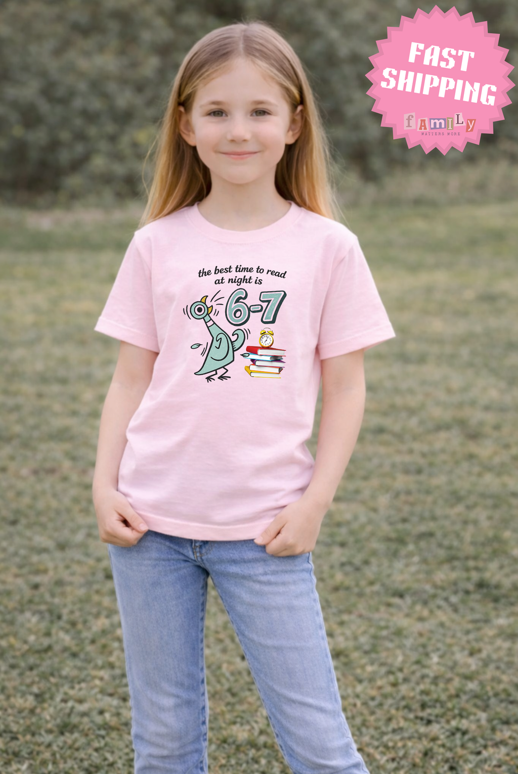Comfort Colors Reading 6-7 T-Shirt, Pigeon Elephant Piggie Children's Books Shirt, Teacher 6 7 Tee, Funny Gifts for teachers appreciation