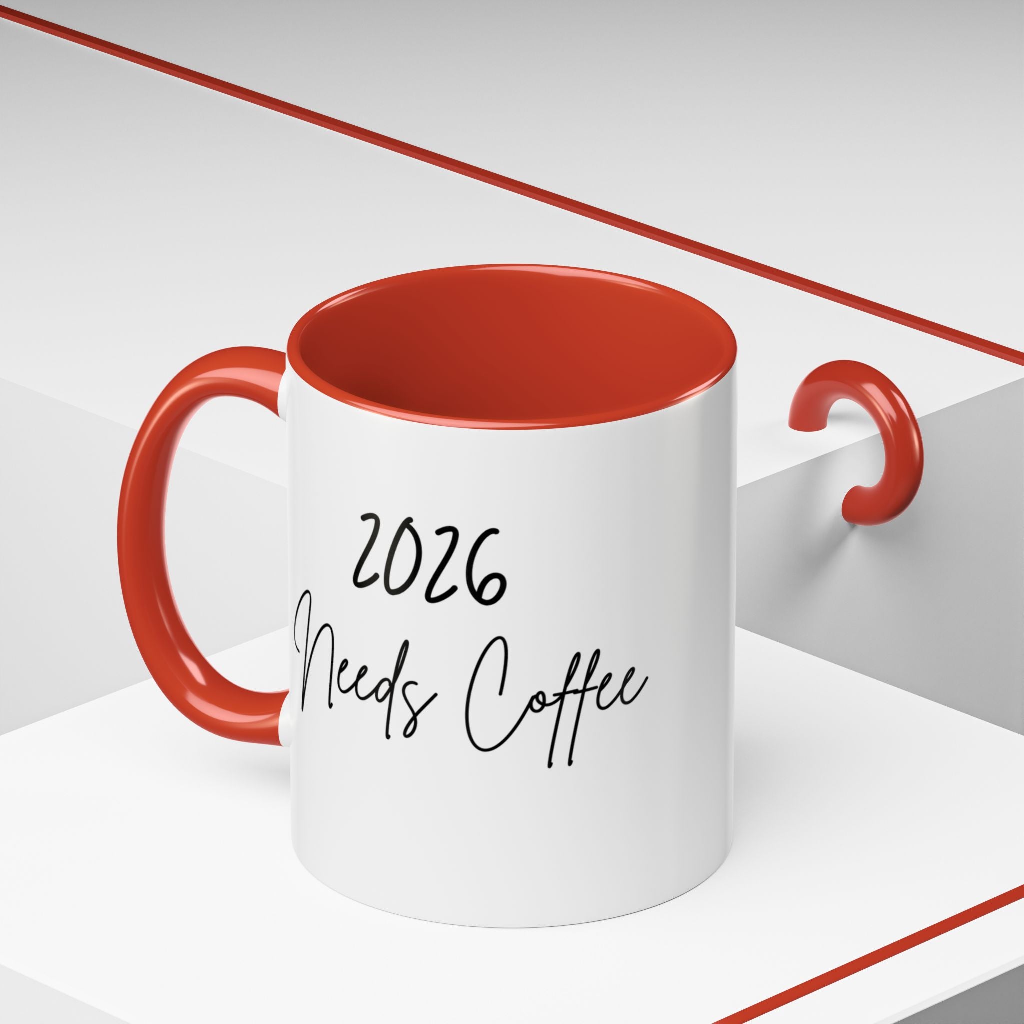 206 Needs Coffee New Year Mug, Ceramic Coffee Cup 11oz 15oz, Dishwasher Microwave Safe