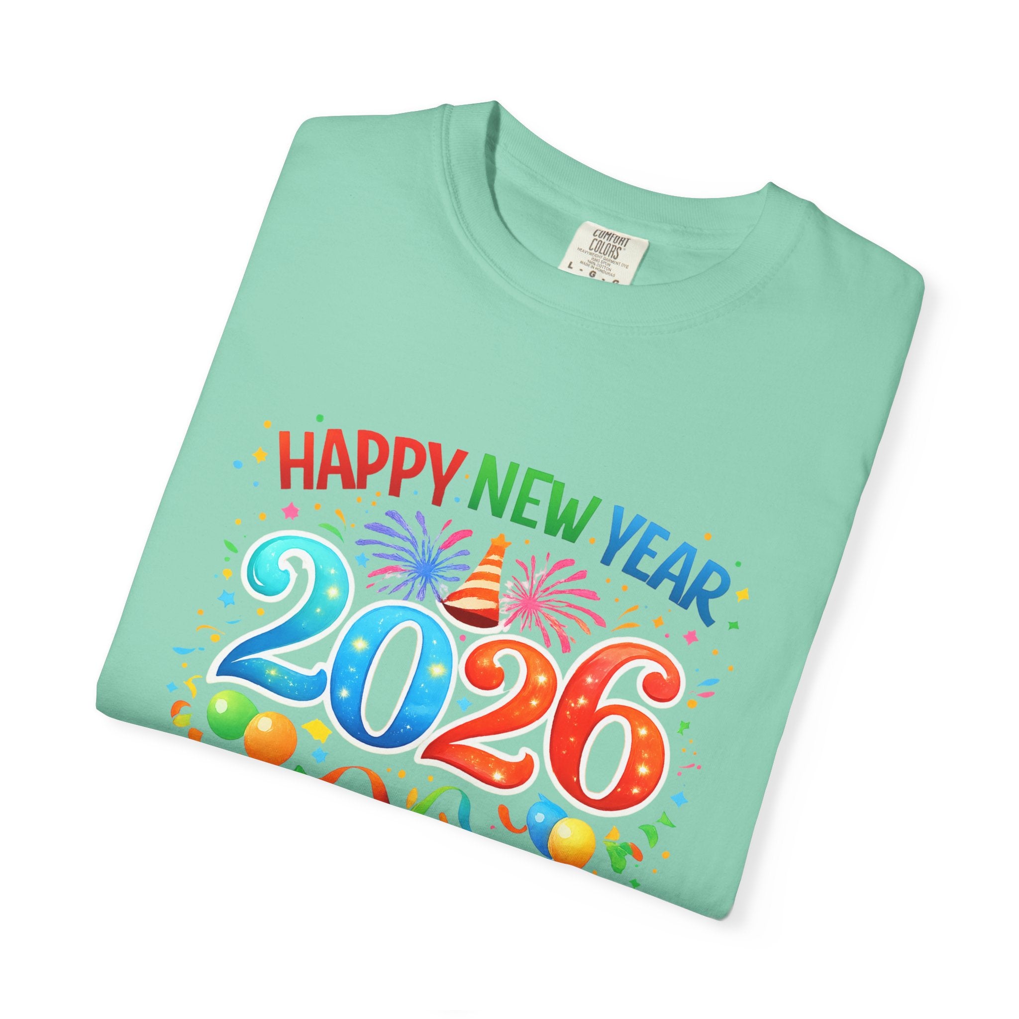 Happy New Year 2026 Family Shirts, Matching New Year Crew Tees, Mom Dad Kids Toddler Baby, NYE Party Outfit, Unisex