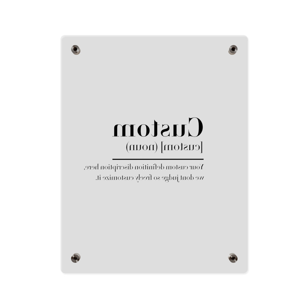 Custom Quote Definition Acrylic Wall Art Panel | Personalizable Quote Definition Acrylic Wall Art, Cutsom qoutation wall art hanging panel
