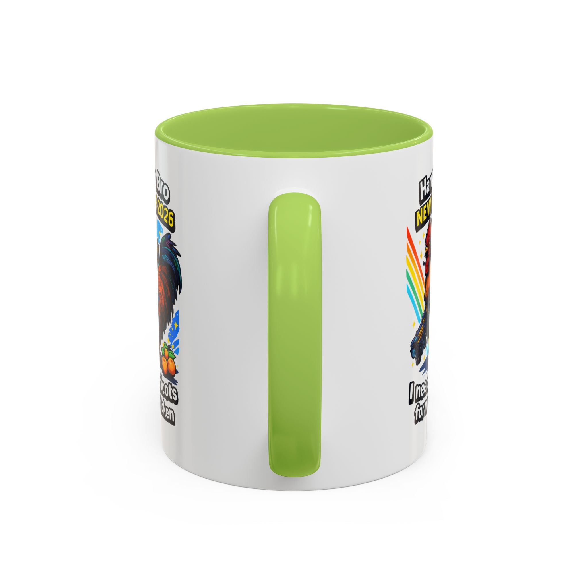 Hang On Bro 2026 Apricots Mug, Funny Rooster Gamer Coffee Mug 15oz Accent Cup, Arc Raiders Inspired Gift for Brother