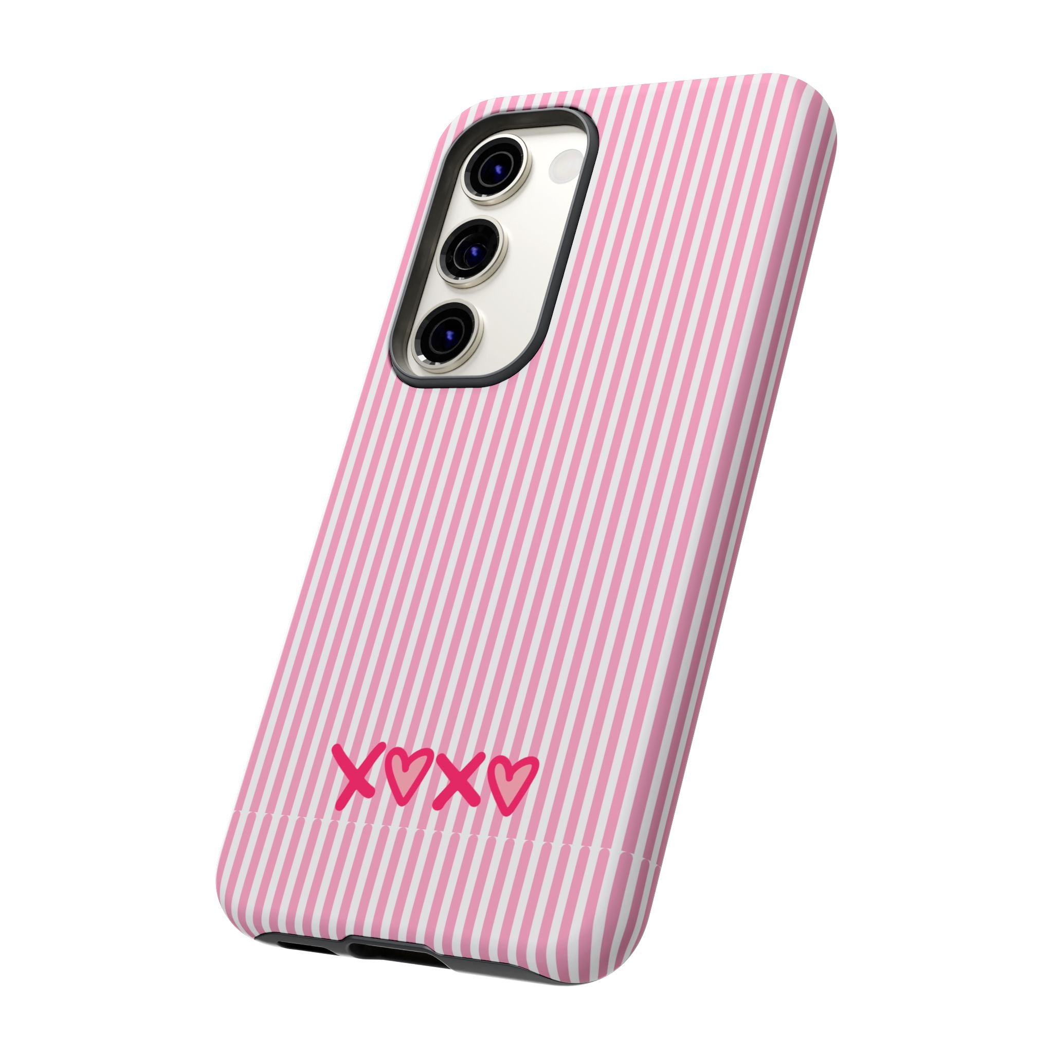 Galentines Day Pink Striped Lines phone case, Pink Stripe Iphone case | Tough Cases - Iphone, Samsung and Pixel Mobile cases