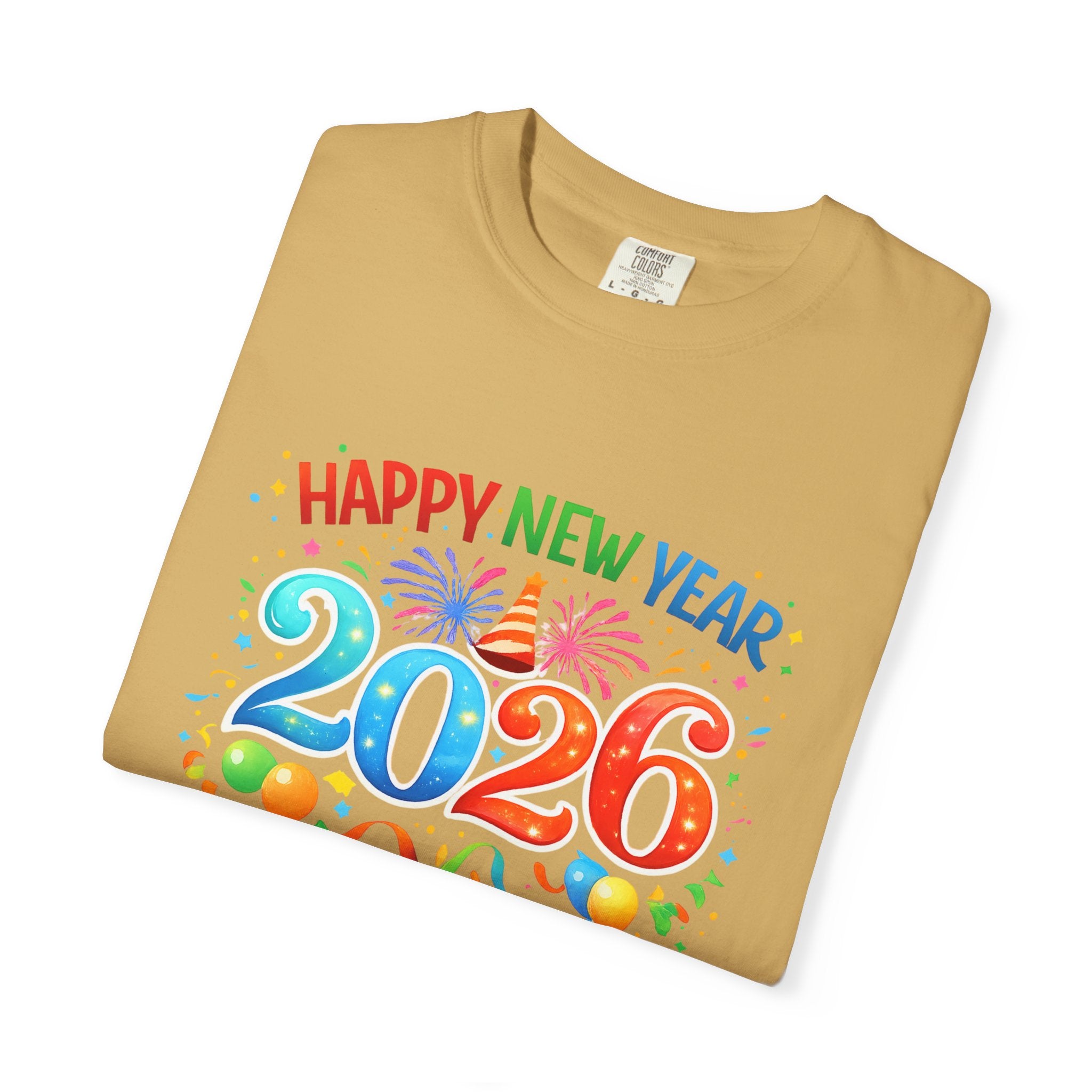 Happy New Year 2026 Family Shirts, Matching New Year Crew Tees, Mom Dad Kids Toddler Baby, NYE Party Outfit, Unisex