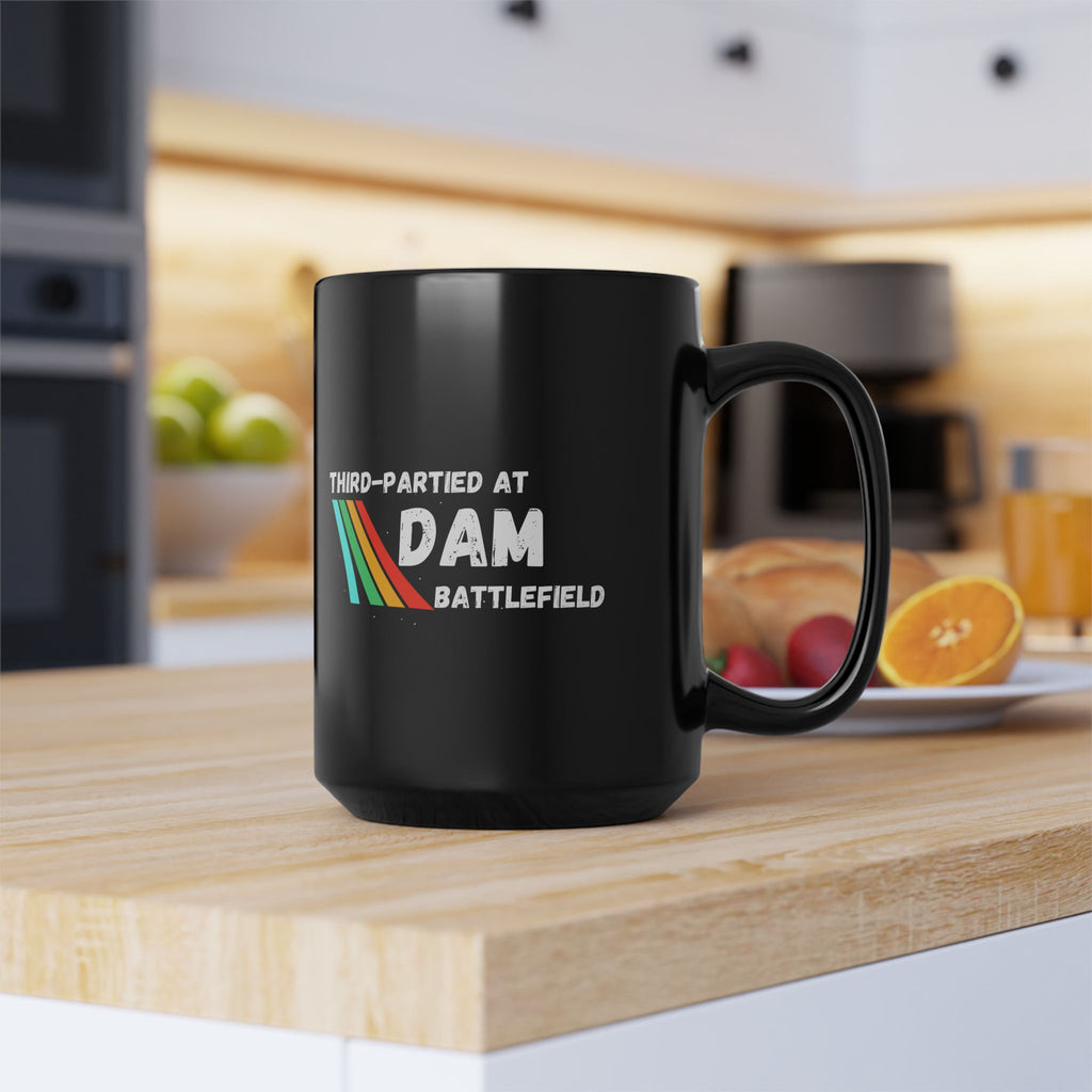 Arc Raider Inspired Mug, Third Partied At Dam Battlefield, Funny Gamer Coffee Mug 11oz 15oz, Gift for Brother