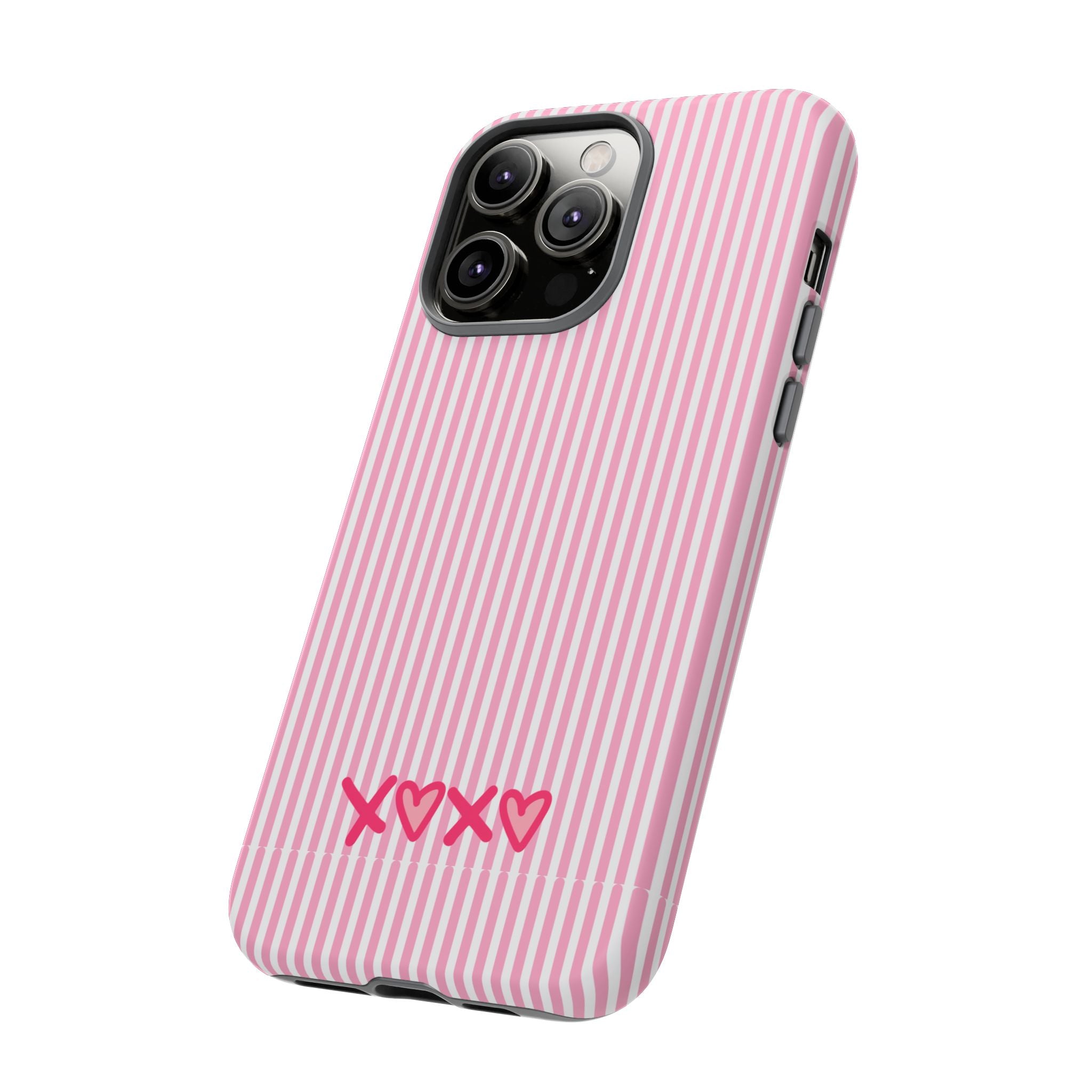 Galentines Day Pink Striped Lines phone case, Pink Stripe Iphone case | Tough Cases - Iphone, Samsung and Pixel Mobile cases