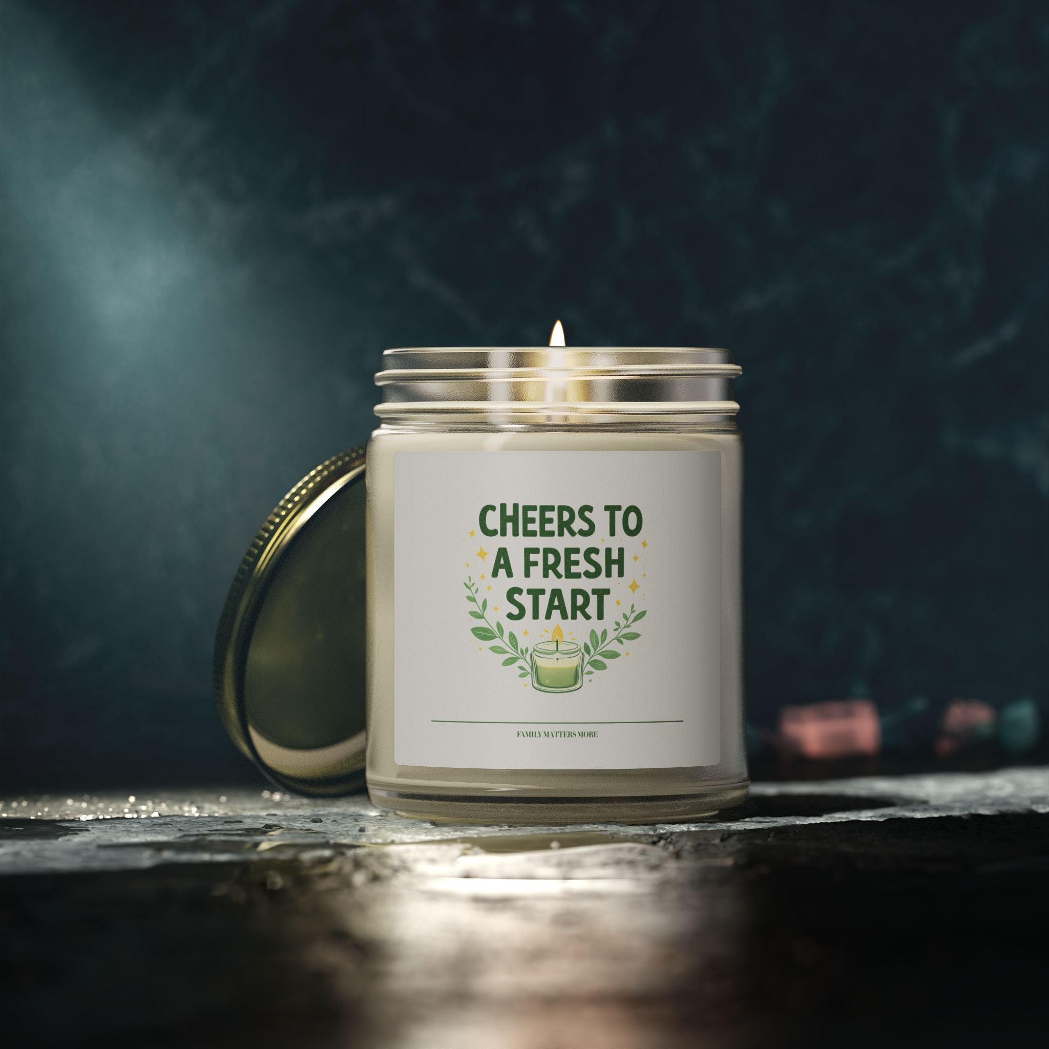 Cheers to 2026 Candle, New Year Soy Candle 9oz, Scented Jar Candle, New Years Eve Gift, Holiday Home Decor