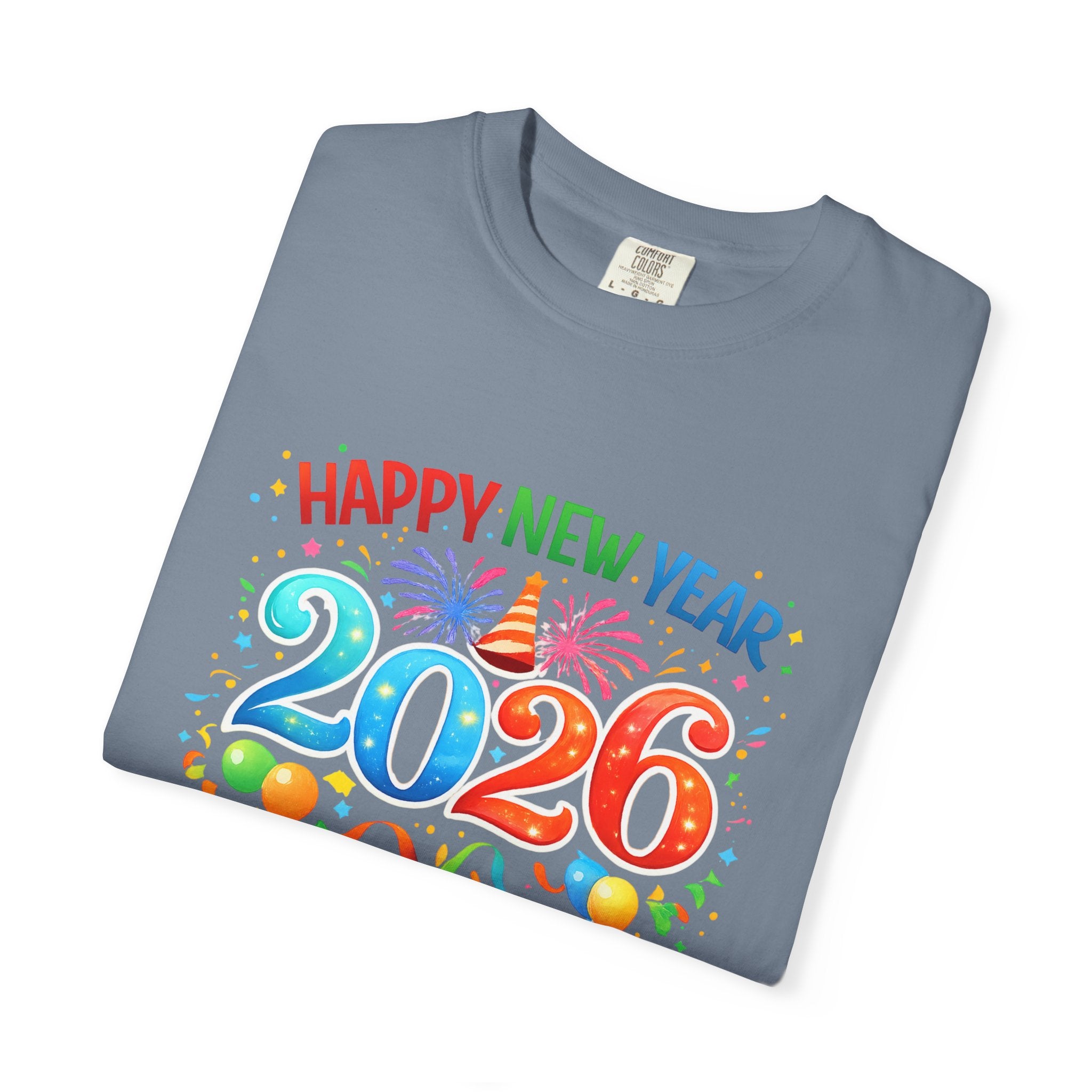 Happy New Year 2026 Family Shirts, Matching New Year Crew Tees, Mom Dad Kids Toddler Baby, NYE Party Outfit, Unisex
