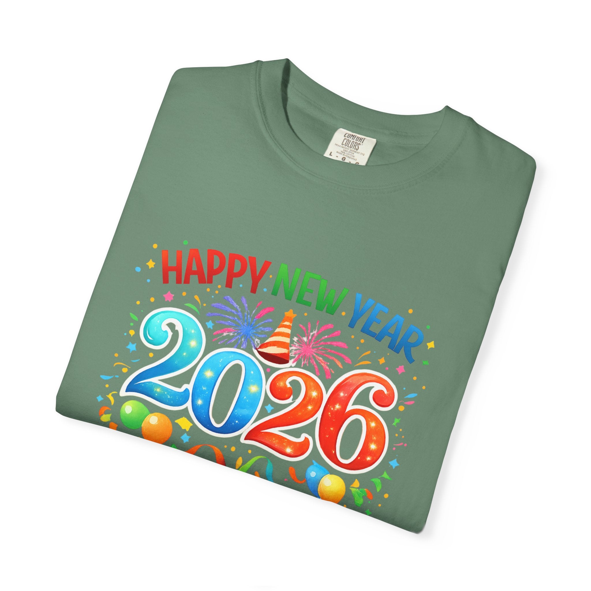 Happy New Year 2026 Family Shirts, Matching New Year Crew Tees, Mom Dad Kids Toddler Baby, NYE Party Outfit, Unisex