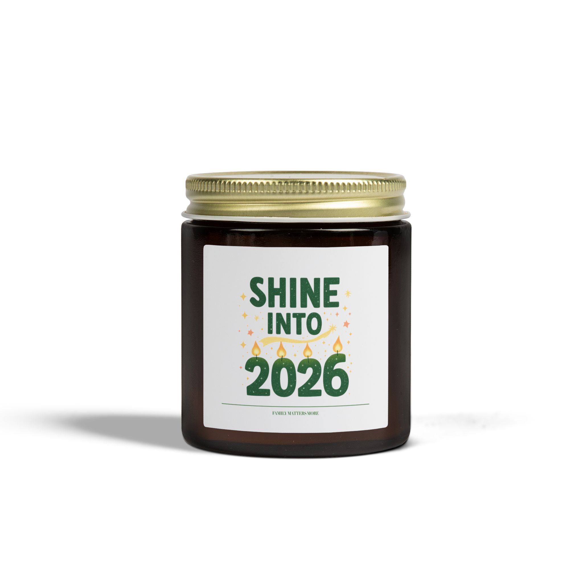 Shine Into 2026 Candle, Scented Soy Jar Candle 4oz 9oz, Hand Poured, Happy New Year Decor, New Years Eve Candle