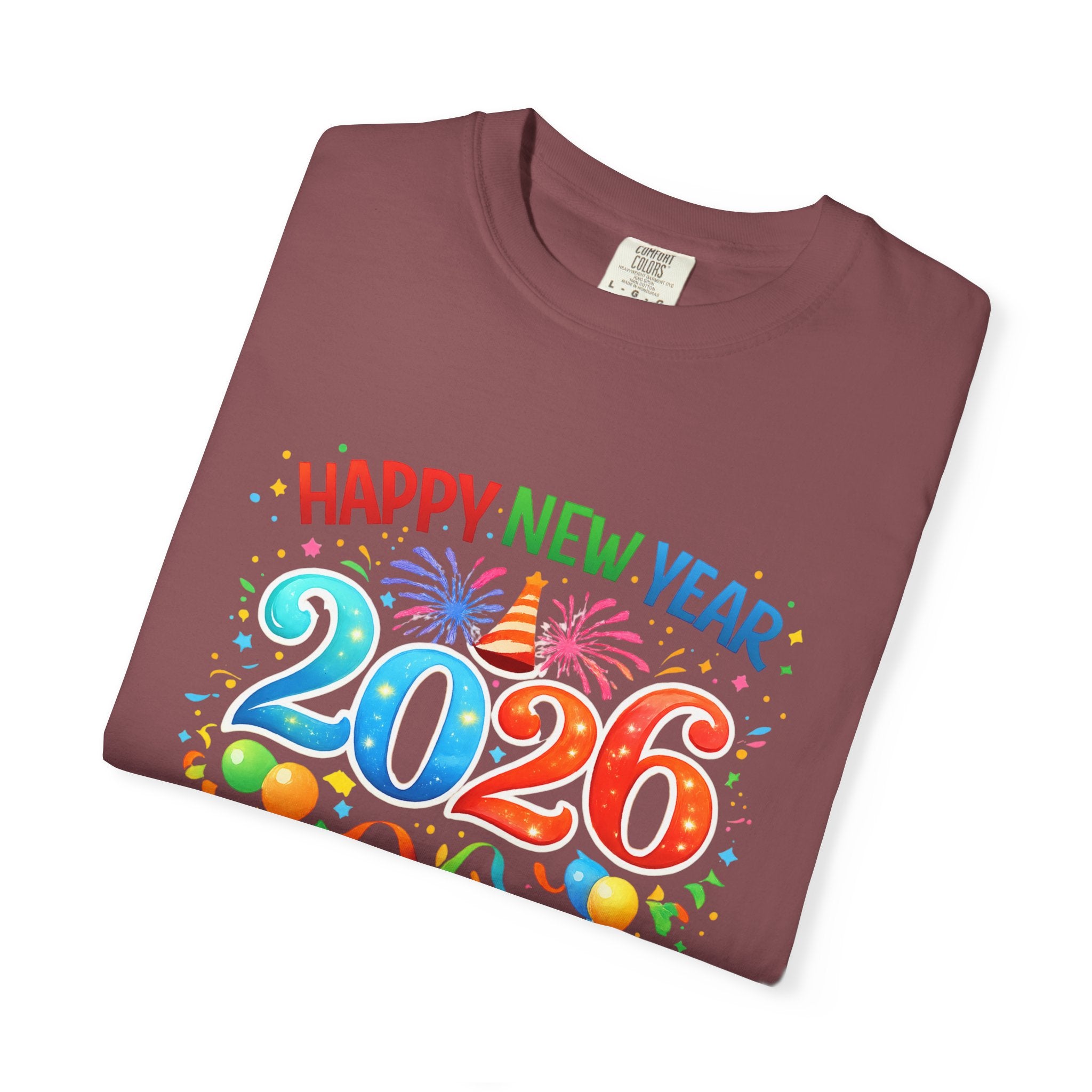 Happy New Year 2026 Family Shirts, Matching New Year Crew Tees, Mom Dad Kids Toddler Baby, NYE Party Outfit, Unisex