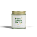 Heres To A Bright New Year Candle, 2026 Scented Soy Candle, New Years Eve Gift, Hand Poured Jar Candle, Holiday Home Decor