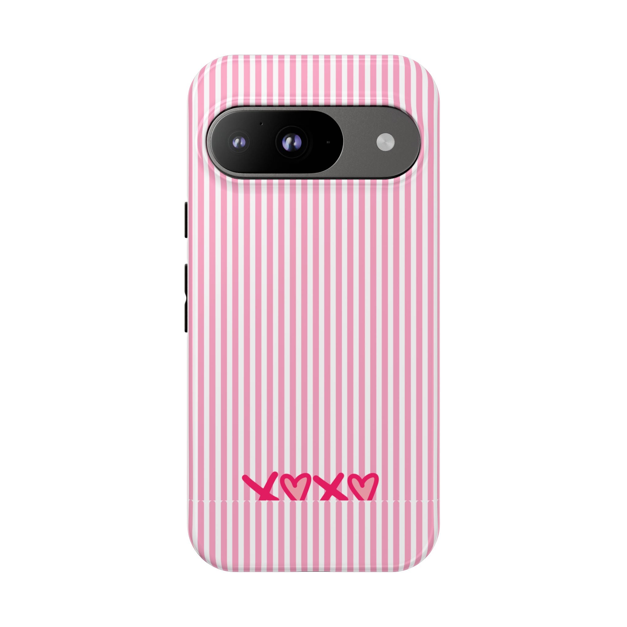 Galentines Day Pink Striped Lines phone case, Pink Stripe Iphone case | Tough Cases - Iphone, Samsung and Pixel Mobile cases