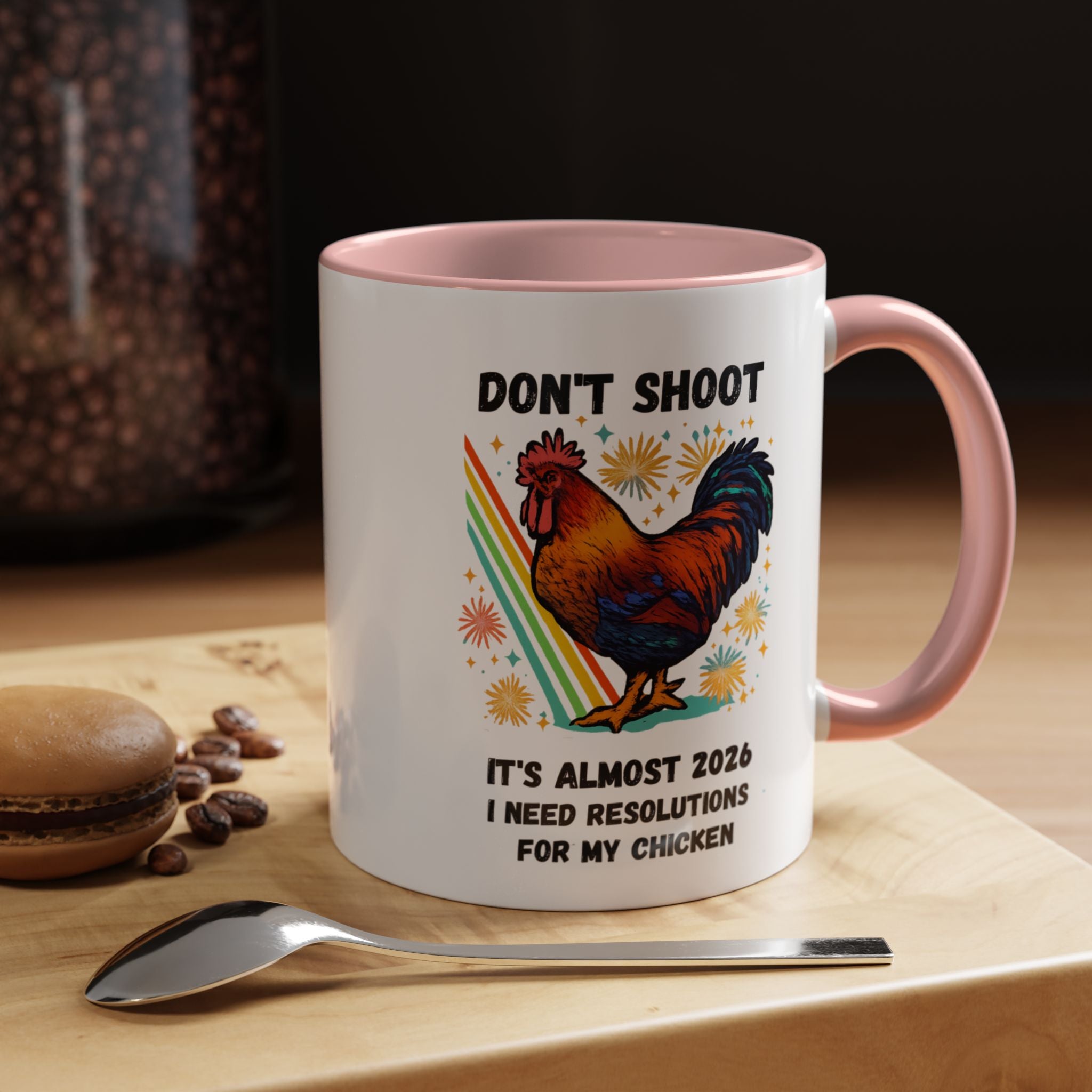 Dont Shoot 2026 Resolutions Mug, Funny Rooster Gamer Mug, Arc Raiders Inspired 11/15oz Coffee Mug, Gift for Brother