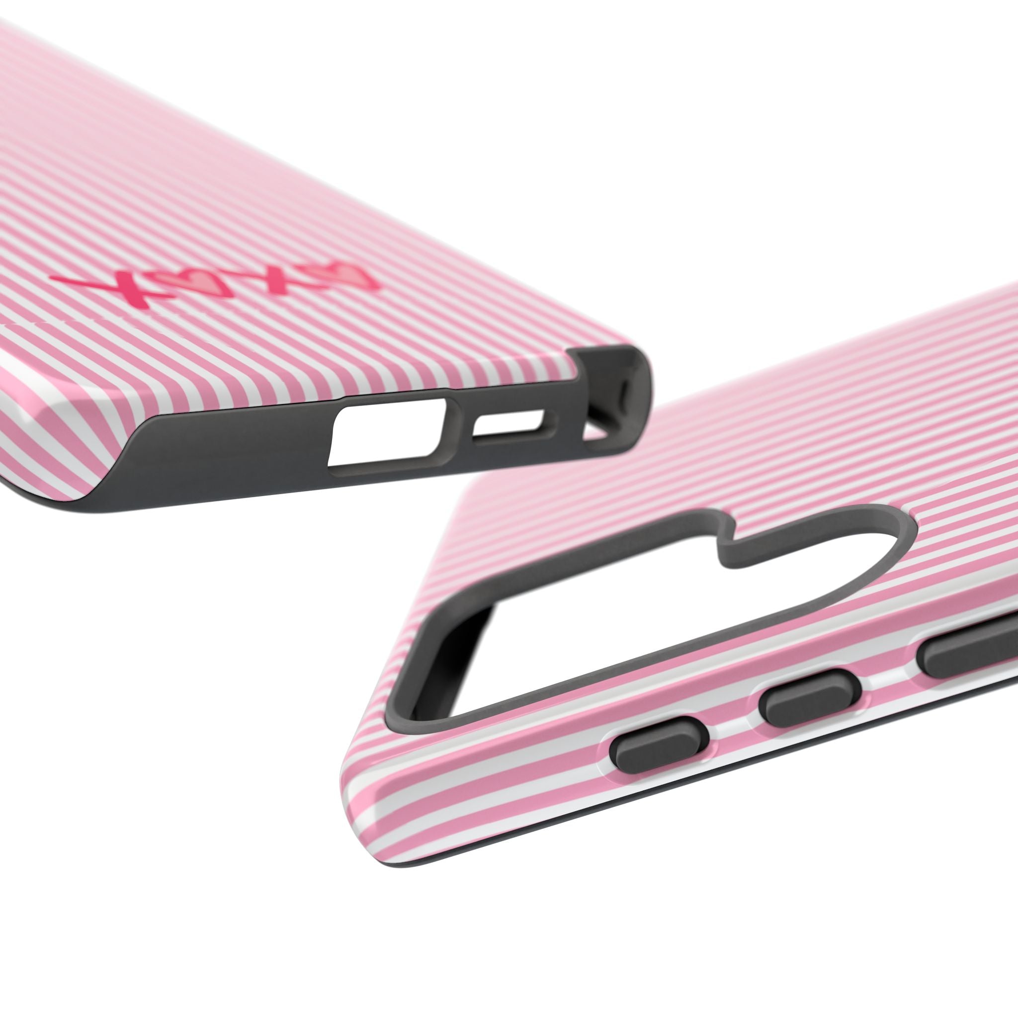 Galentines Day Pink Striped Lines phone case, Pink Stripe Iphone case | Tough Cases - Iphone, Samsung and Pixel Mobile cases
