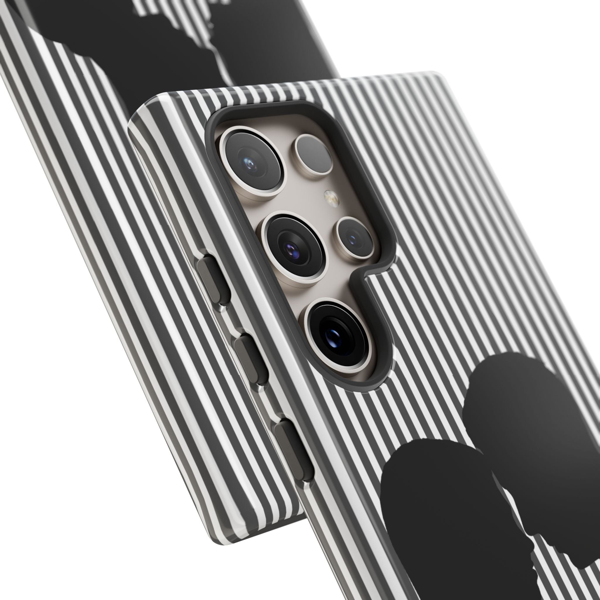 Silhouette Couple Phone Case | Galentines Day Striped Black and white phone case, Stripe Iphone case - Iphone, Samsung and Pixel Mobile case