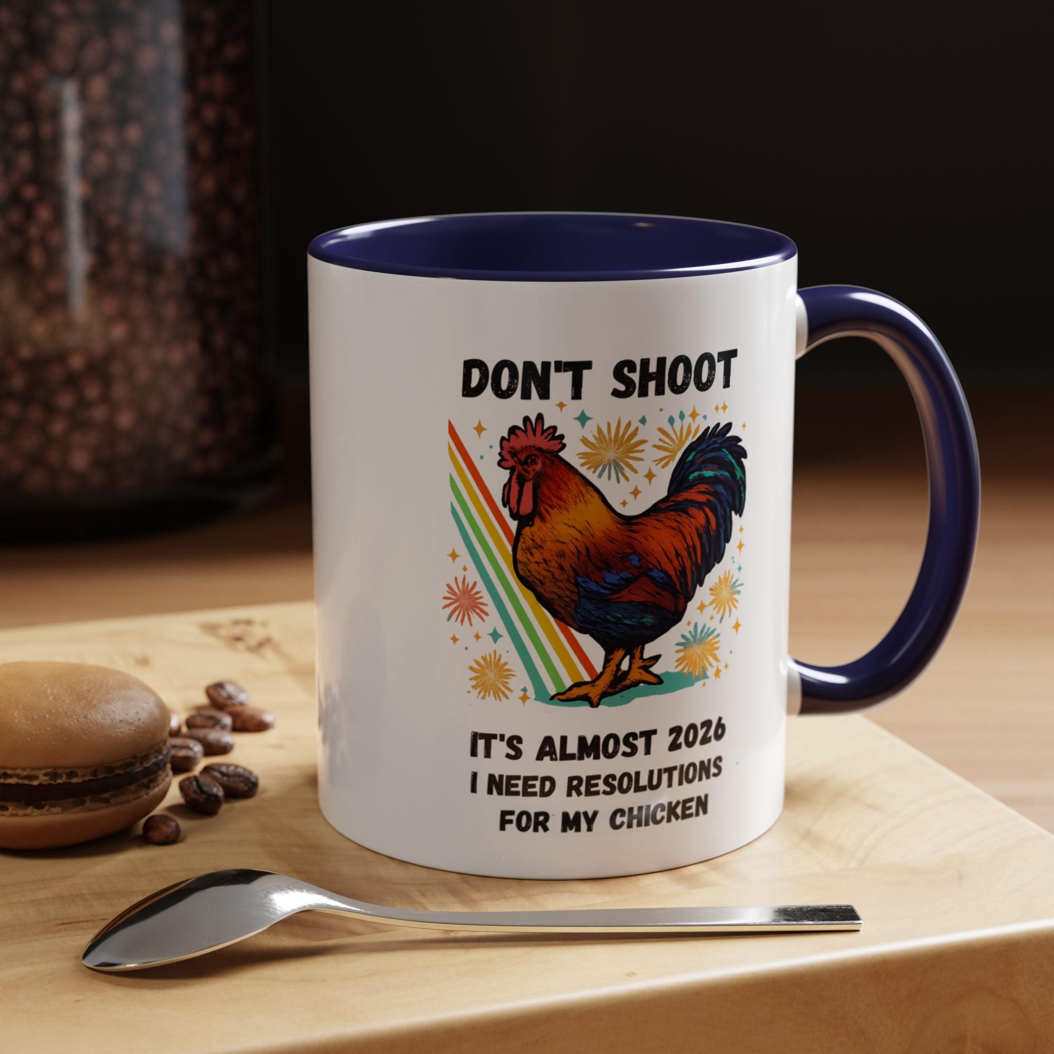 Dont Shoot 2026 Resolutions Mug, Funny Rooster Gamer Mug, Arc Raiders Inspired 11/15oz Coffee Mug, Gift for Brother