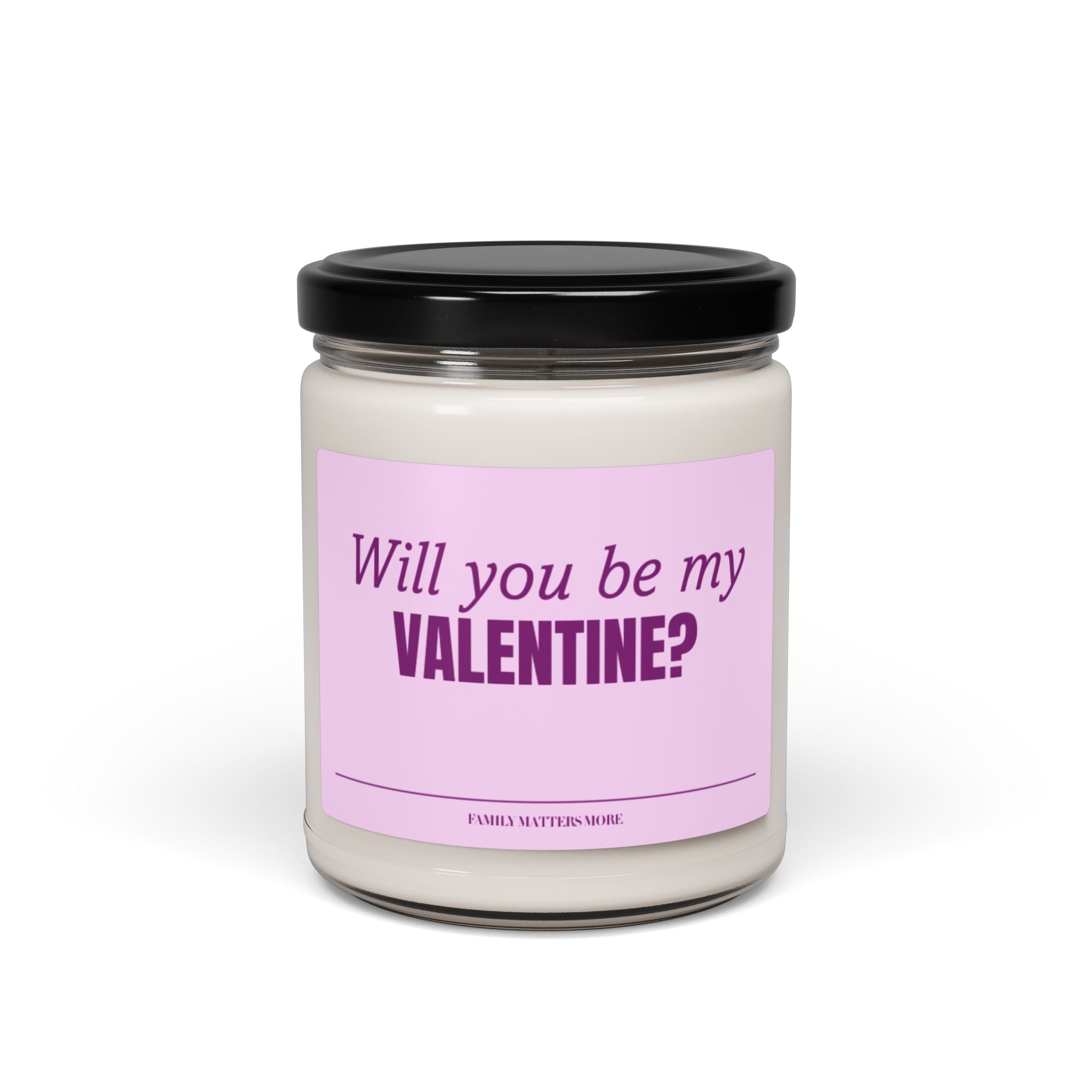 Will You Be My Valentine? | Valentines Day Gift Ideas | Handmade Valentine's Day Gift for Him or Her Candles - 9ox Scented Candle
