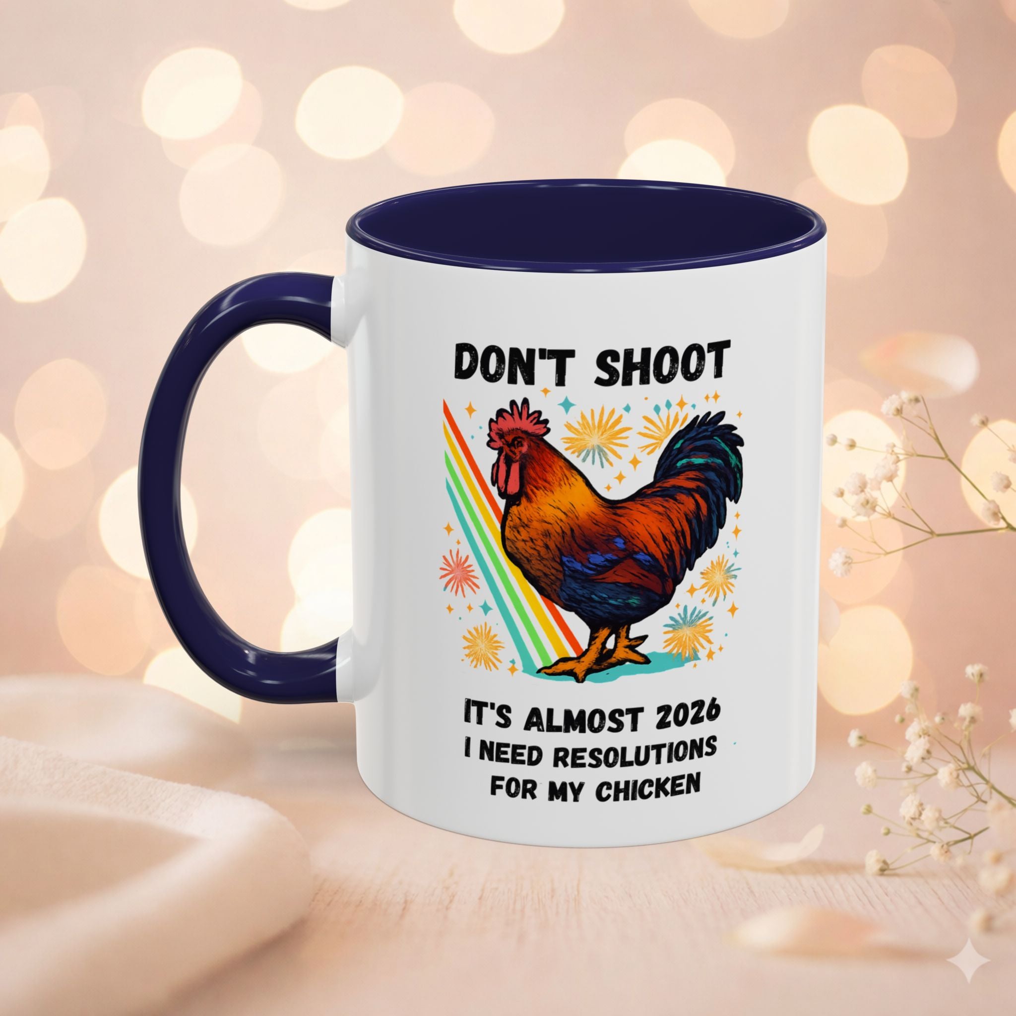 Dont Shoot 2026 Resolutions Mug, Funny Rooster Gamer Mug, Arc Raiders Inspired 11/15oz Coffee Mug, Gift for Brother