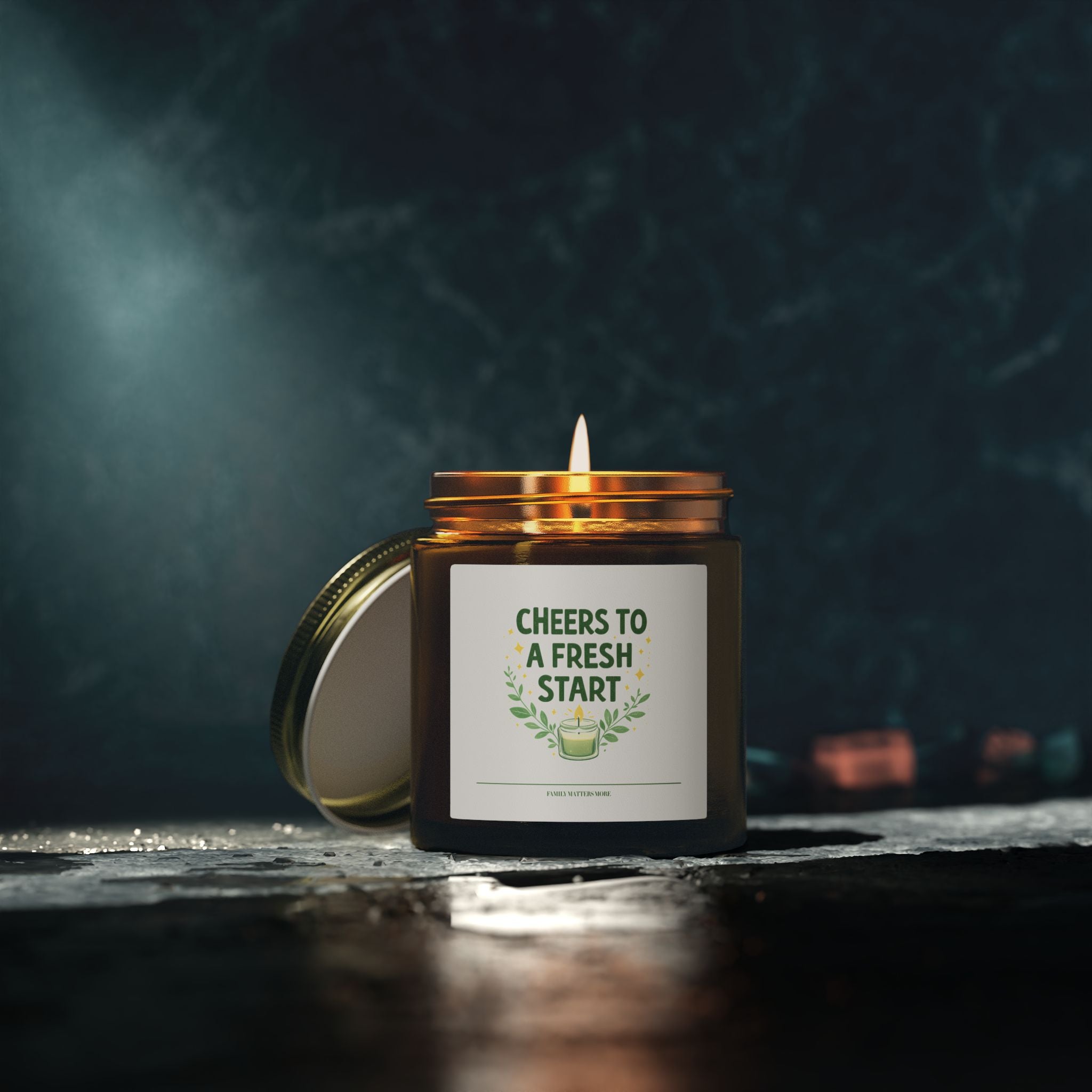 Cheers to 2026 Candle, New Year Soy Candle 9oz, Scented Jar Candle, New Years Eve Gift, Holiday Home Decor