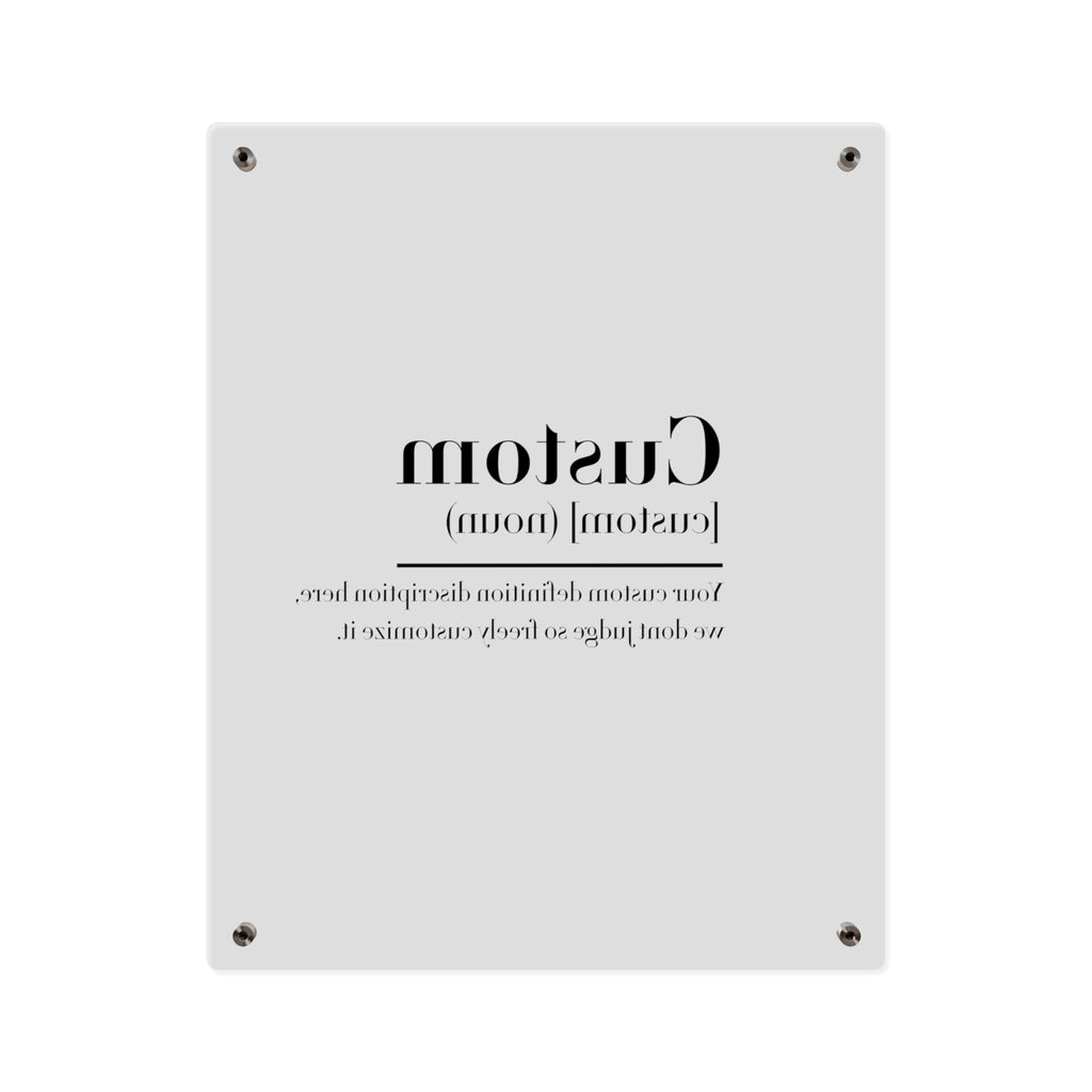 Custom Quote Definition Acrylic Wall Art Panel | Personalizable Quote Definition Acrylic Wall Art, Cutsom qoutation wall art hanging panel
