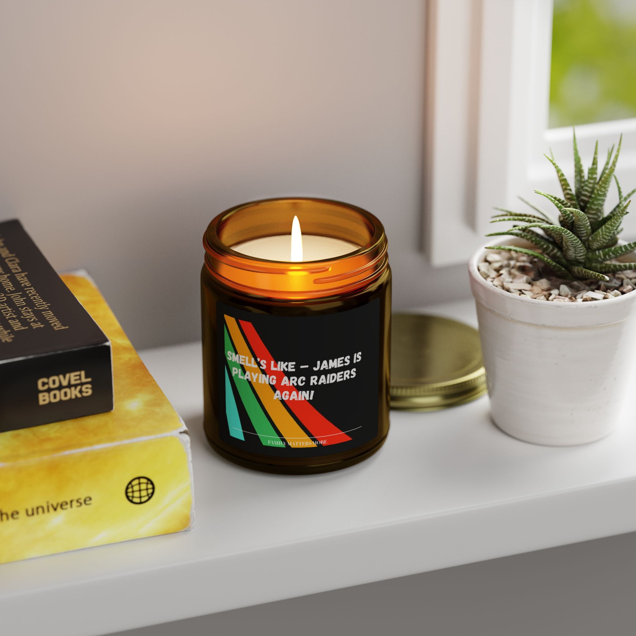 Custom Arc Raiders Candle, Smells Like (Name) Is Playing Arc Raiders Again, Funny Gamer Gift, Personalized 11-15oz Scented Candle