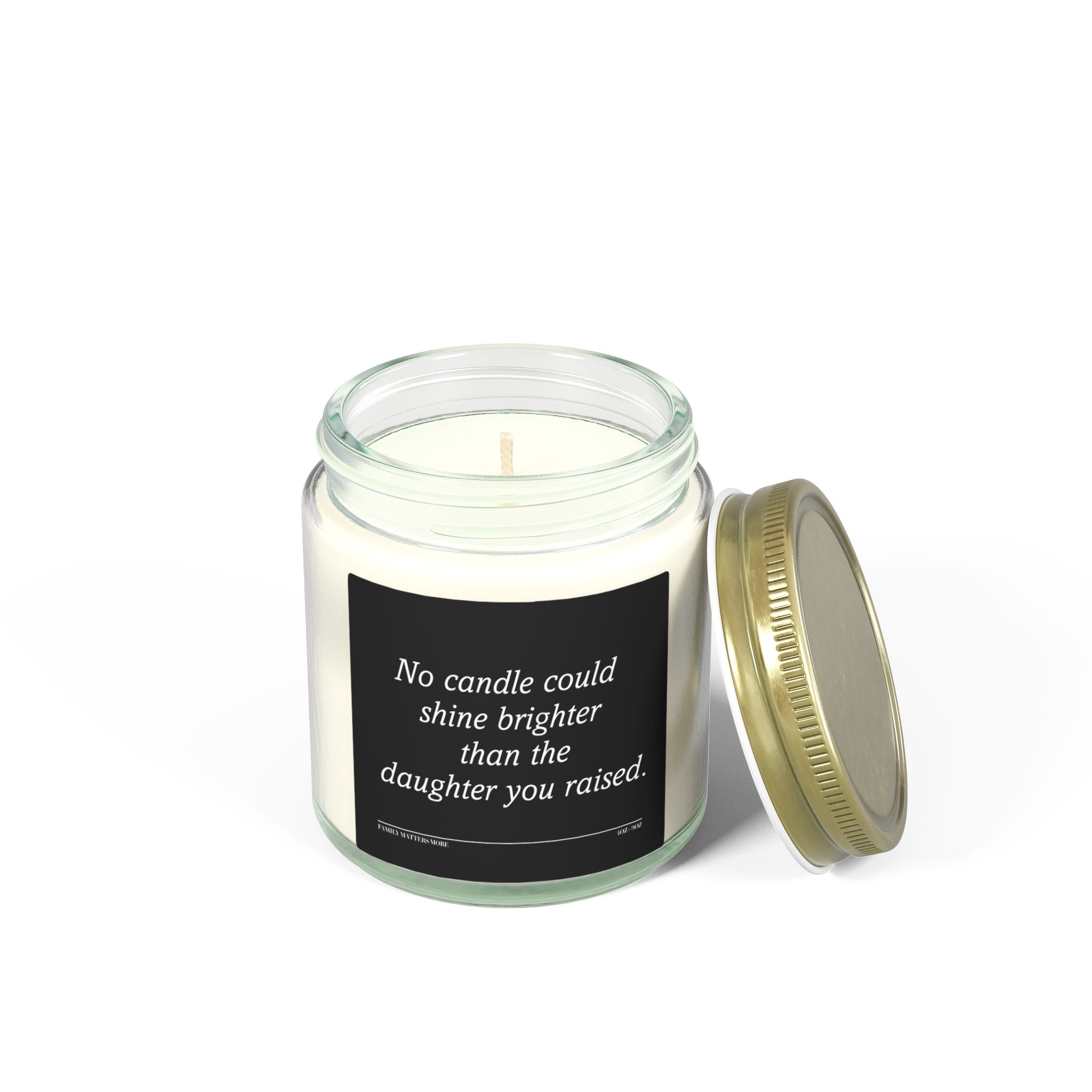 No candle shine brighter than Daughter Candle • Funny Gift for Mom or Dad from Daughter • Birthday Gift for Parents • 4oz - 9oz • Hand-Poured Soy Candle