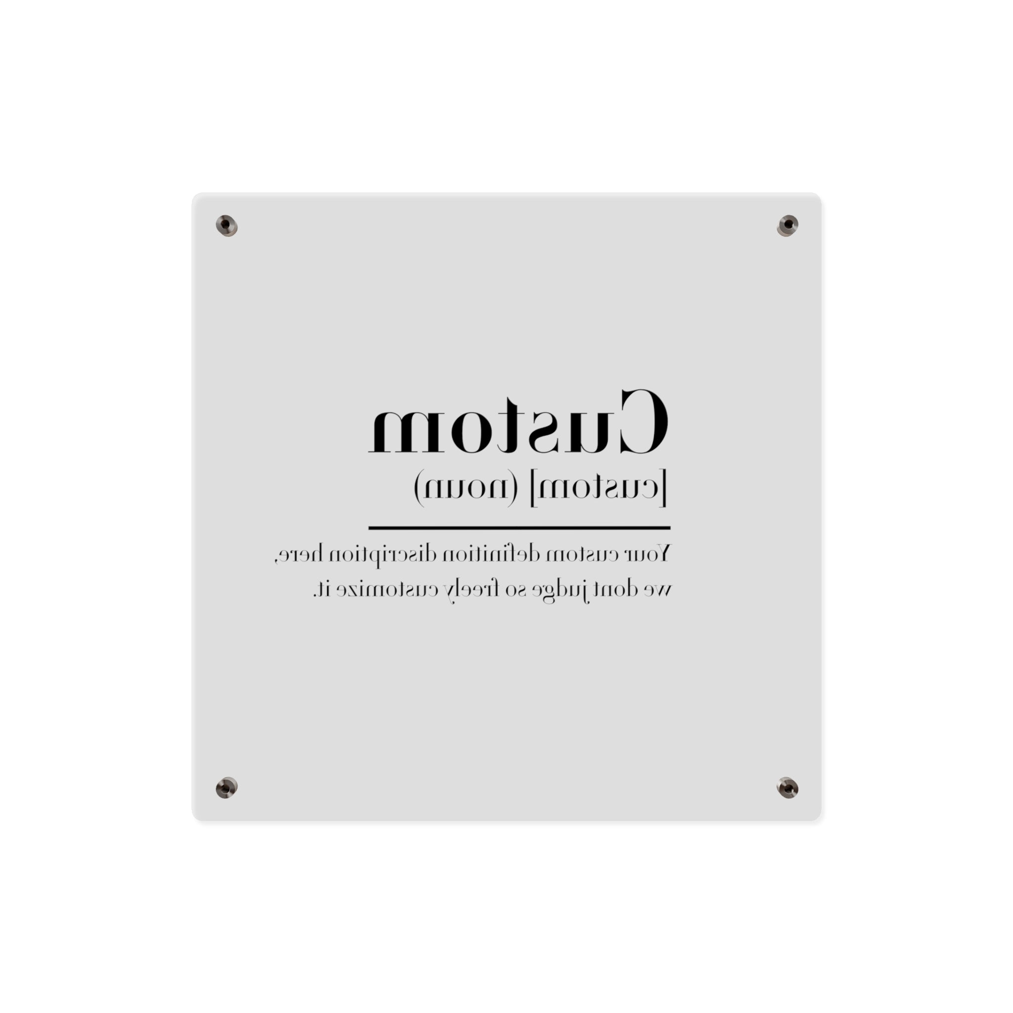Custom Quote Definition Acrylic Wall Art Panel | Personalizable Quote Definition Acrylic Wall Art, Cutsom qoutation wall art hanging panel
