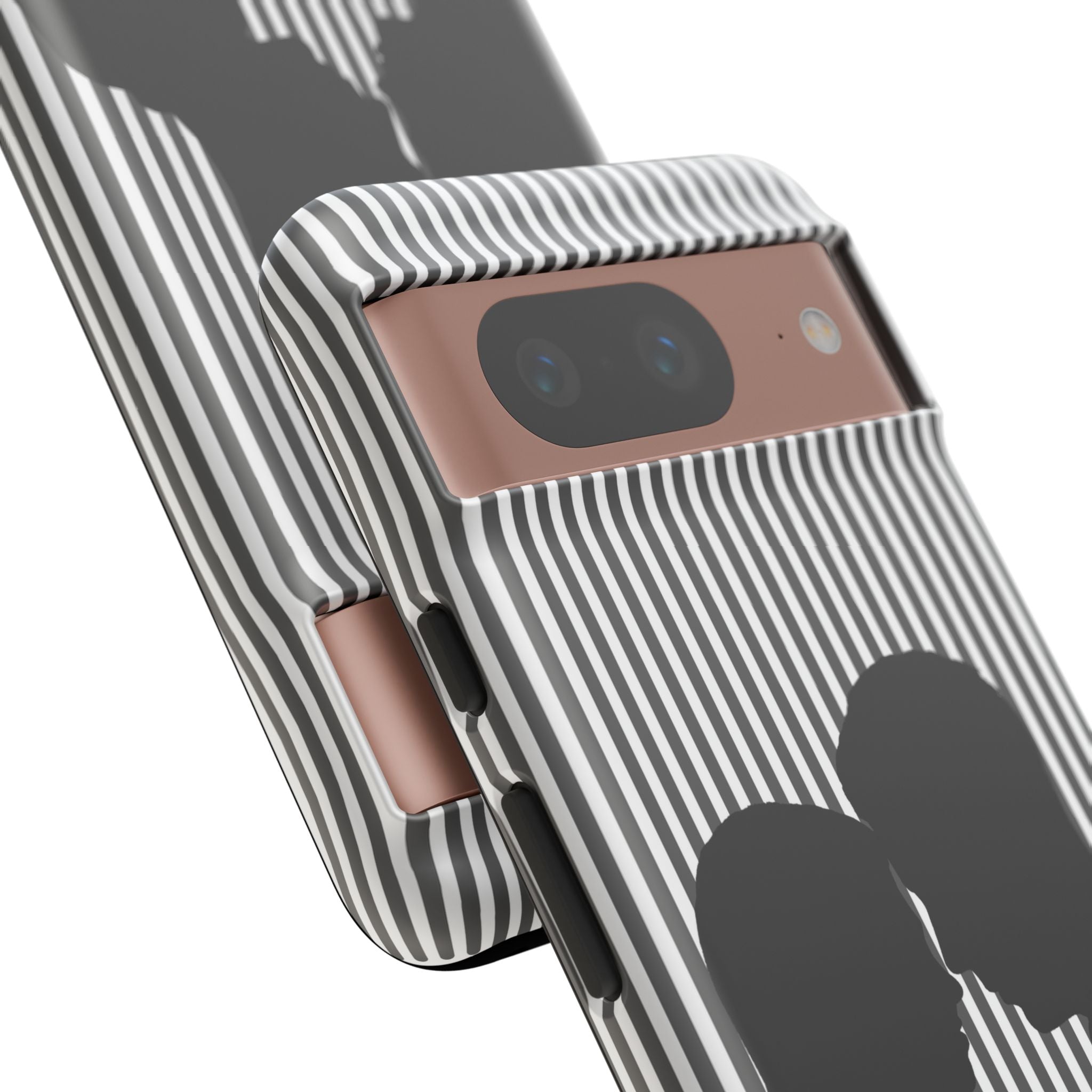 Silhouette Couple Phone Case | Galentines Day Striped Black and white phone case, Stripe Iphone case - Iphone, Samsung and Pixel Mobile case
