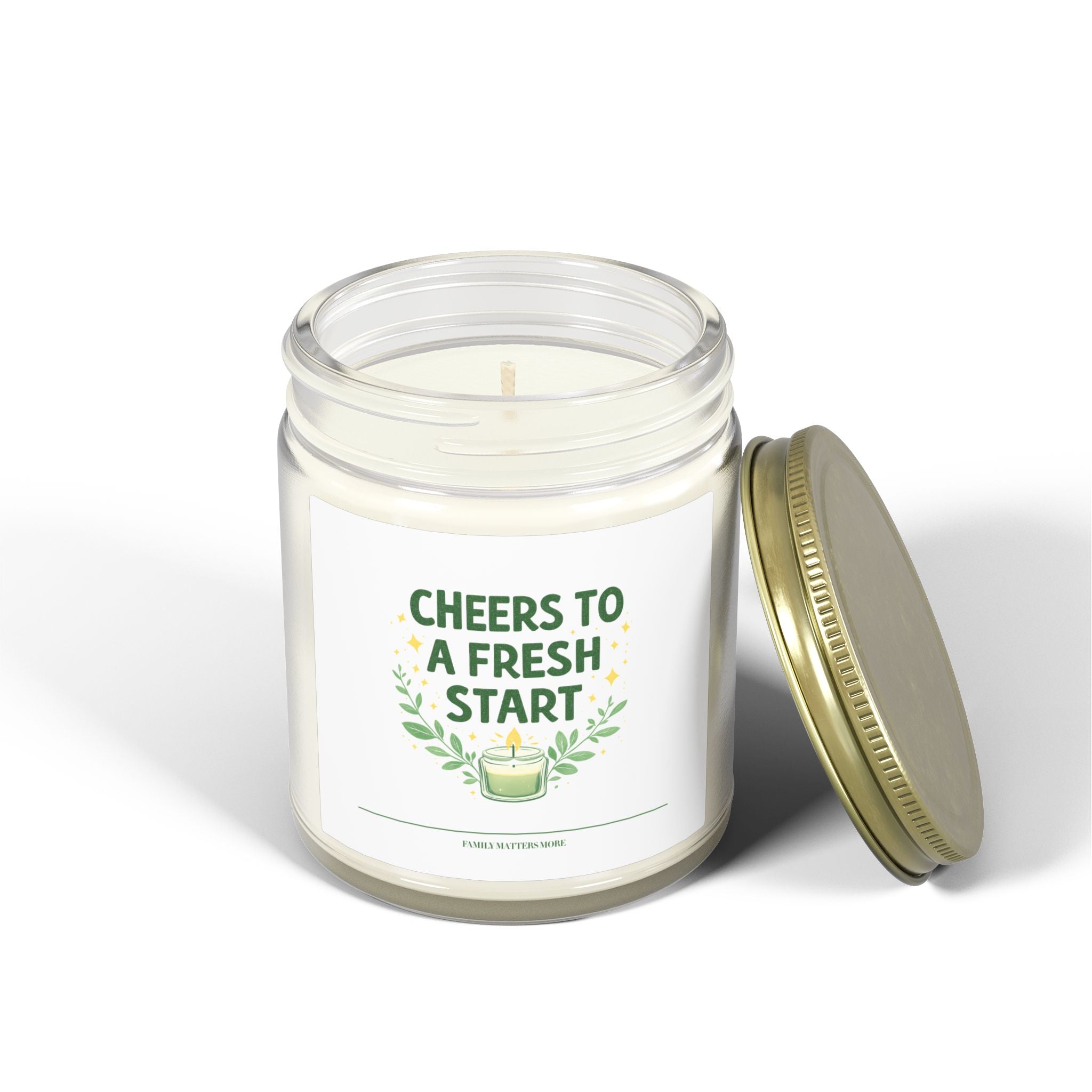 Cheers to 2026 Candle, New Year Soy Candle 9oz, Scented Jar Candle, New Years Eve Gift, Holiday Home Decor