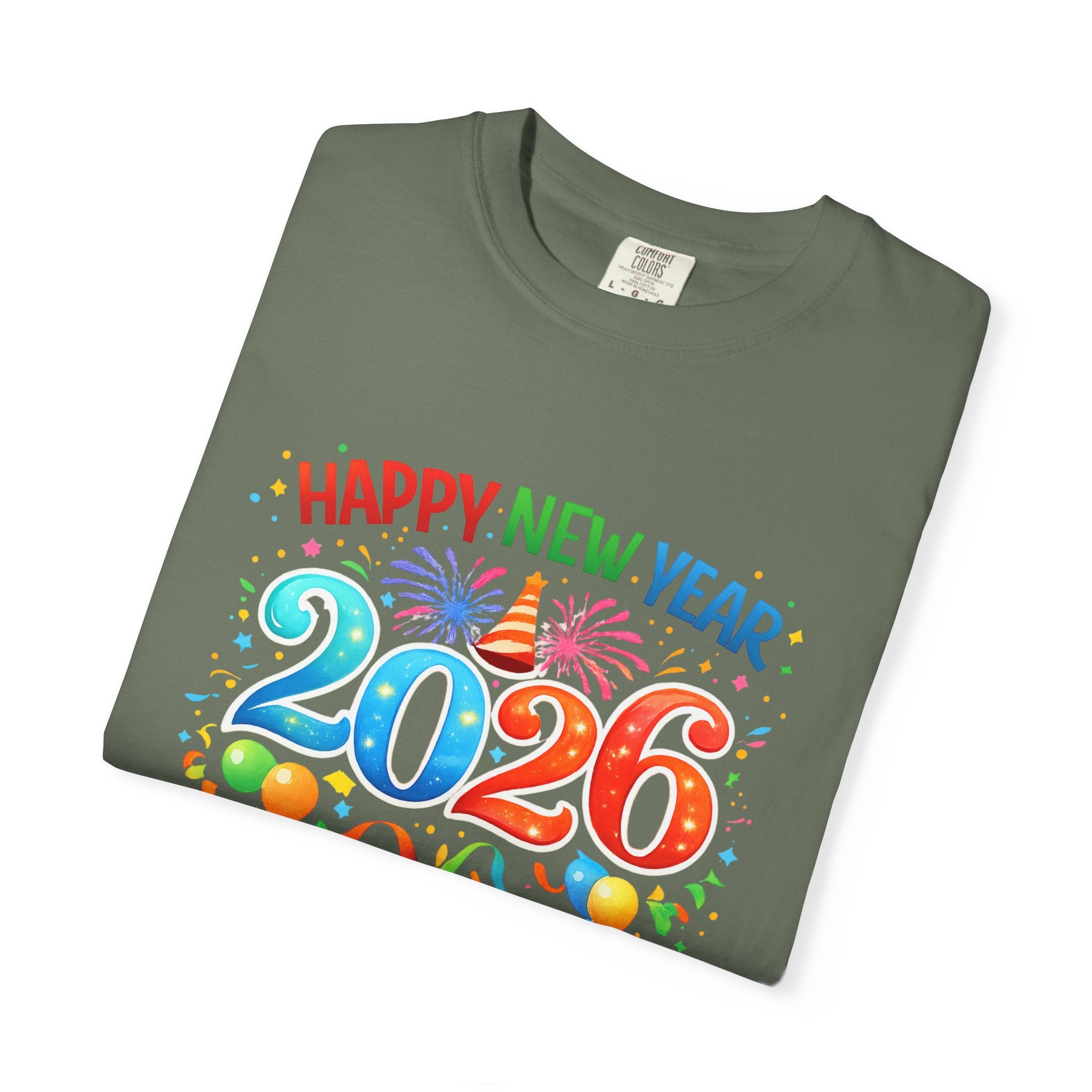 Happy New Year 2026 Family Shirts, Matching New Year Crew Tees, Mom Dad Kids Toddler Baby, NYE Party Outfit, Unisex