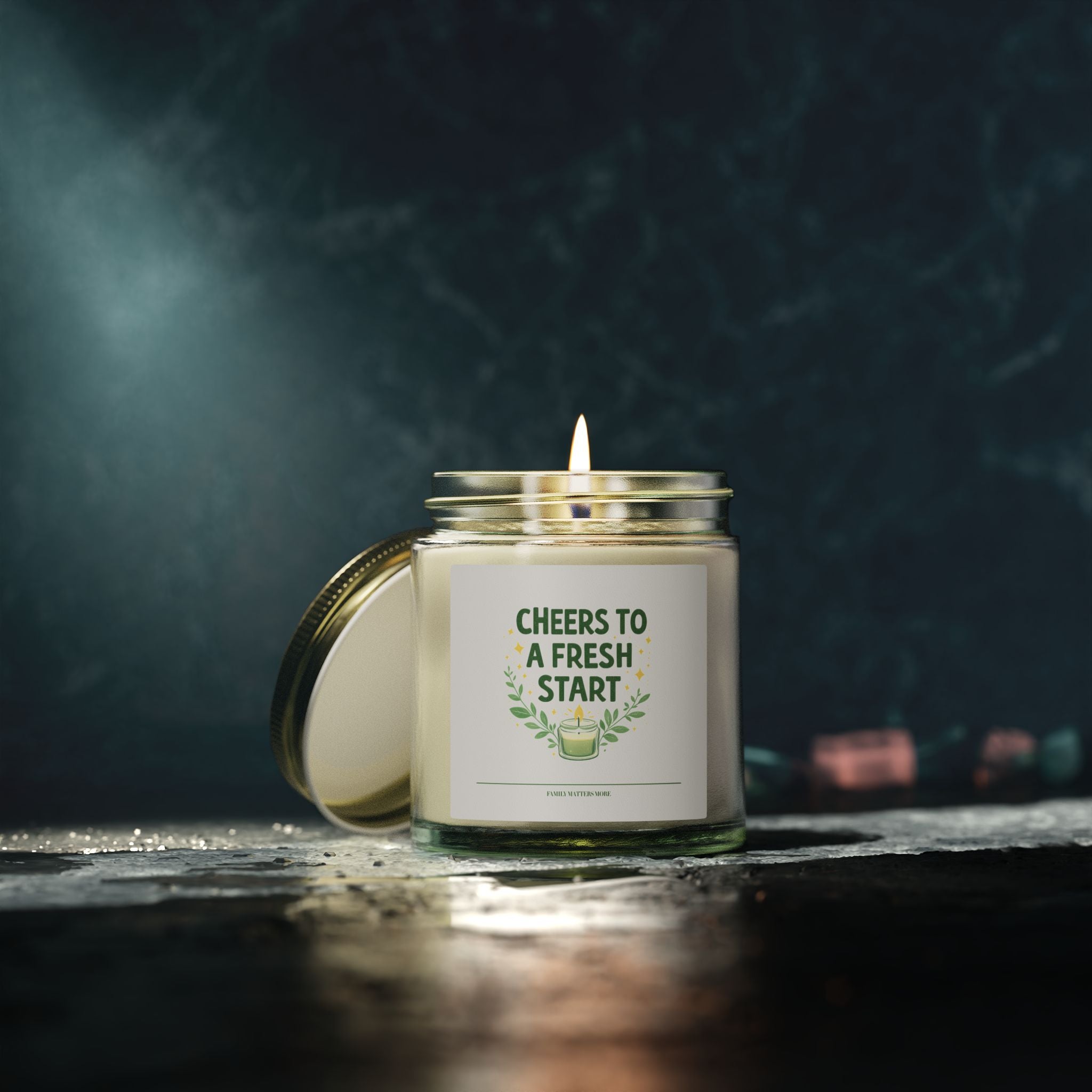 Cheers to 2026 Candle, New Year Soy Candle 9oz, Scented Jar Candle, New Years Eve Gift, Holiday Home Decor