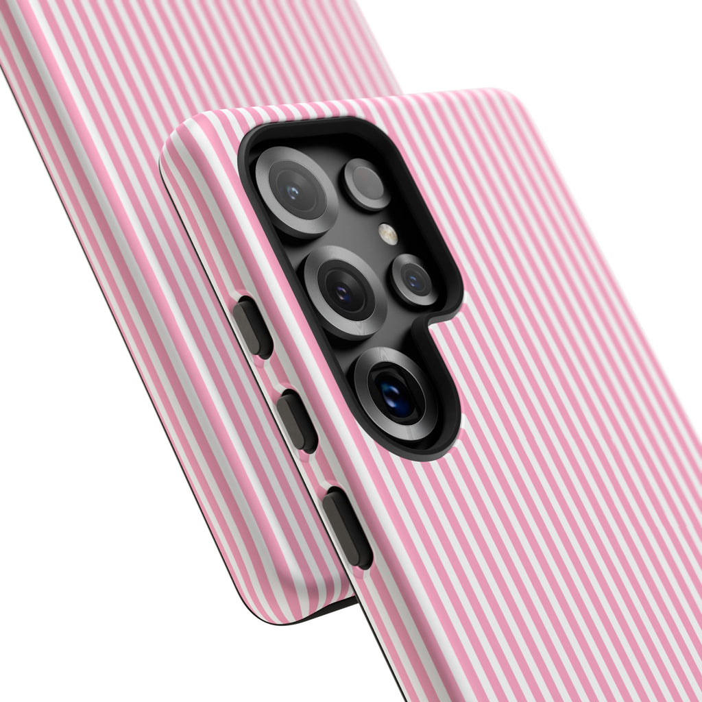 Galentines Day Pink Striped Lines phone case, Pink Stripe Iphone case | Tough Cases - Iphone, Samsung and Pixel Mobile cases