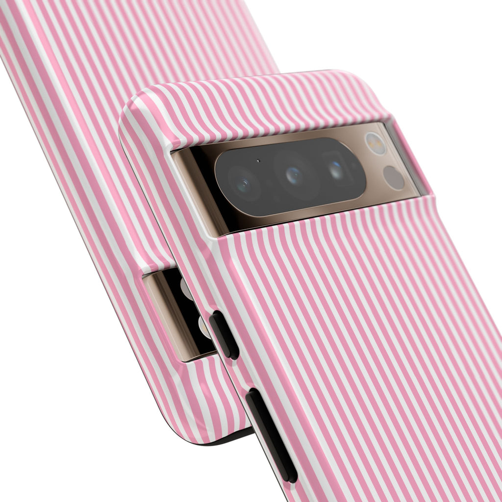 Galentines Day Pink Striped Lines phone case, Pink Stripe Iphone case | Tough Cases - Iphone, Samsung and Pixel Mobile cases