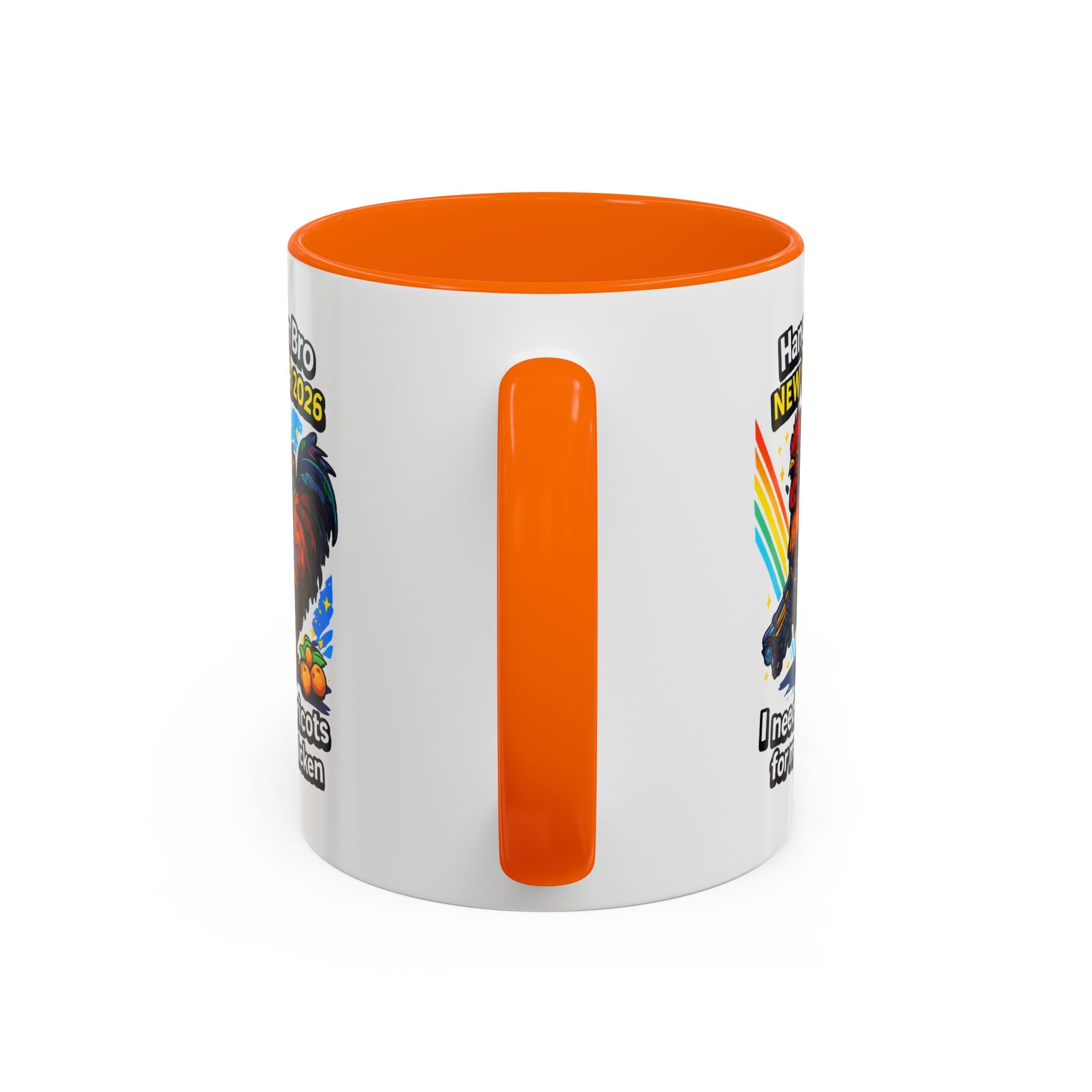 Hang On Bro 2026 Apricots Mug, Funny Rooster Gamer Coffee Mug 15oz Accent Cup, Arc Raiders Inspired Gift for Brother