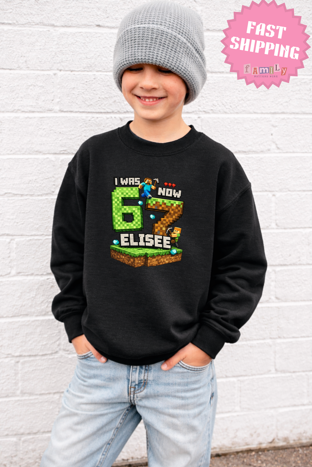 I Was 6 Now I’m 7 Shirt, Six Seven Game Kids Shirt, Funny 67 Meme Birthday Tee, Pixel Gamer 7th Birthday Shirt, Funny Gamer Kid Shirt
