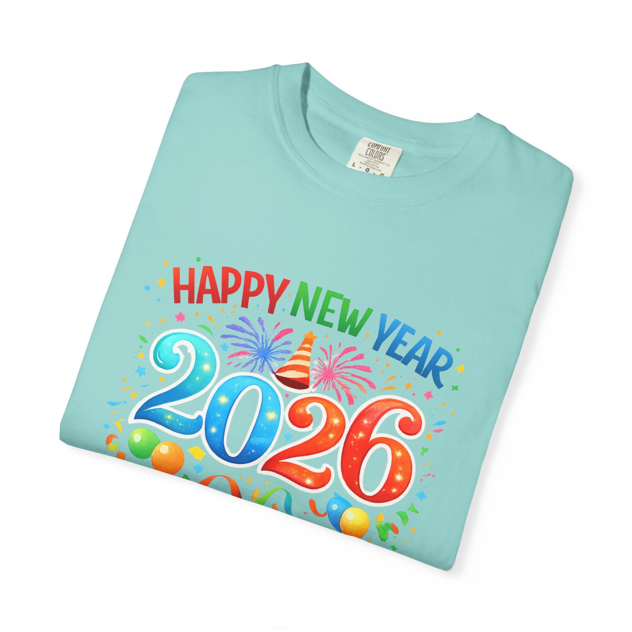 Happy New Year 2026 Family Shirts, Matching New Year Crew Tees, Mom Dad Kids Toddler Baby, NYE Party Outfit, Unisex